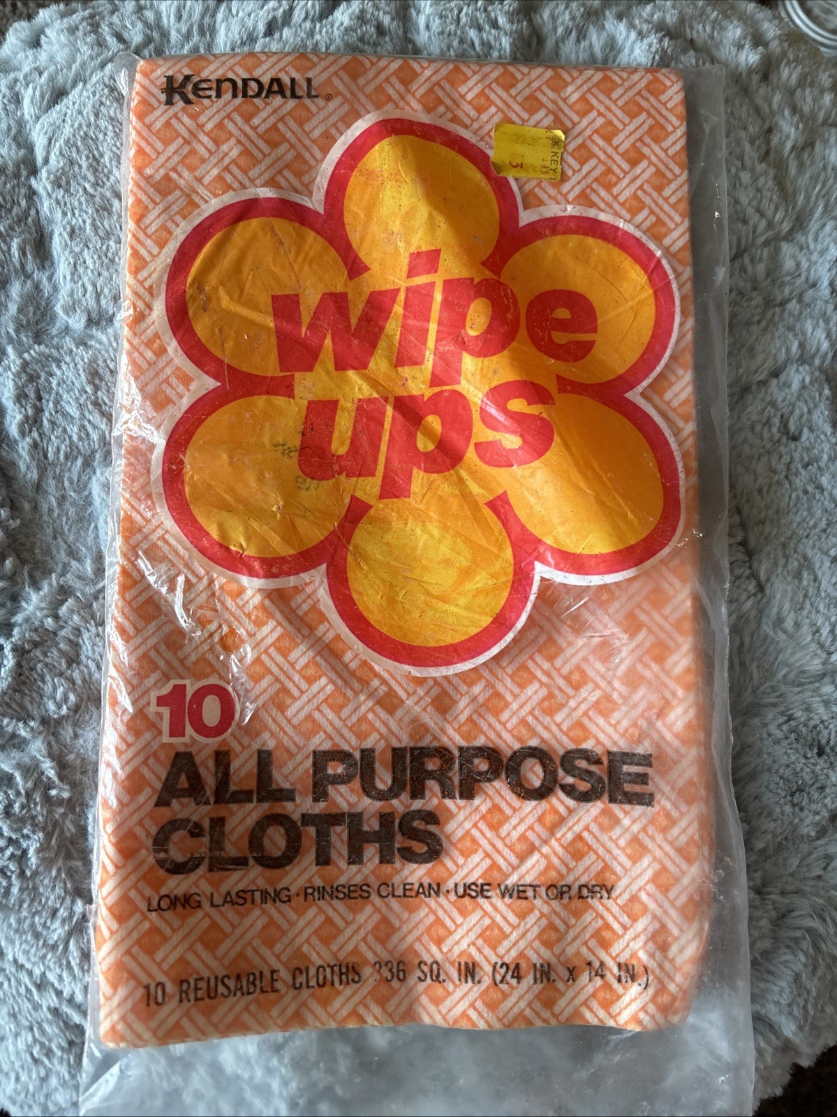 Wipe Ups Long Lasting Reusable All Purpose Cloths Pack Of 9 Kendall Orange