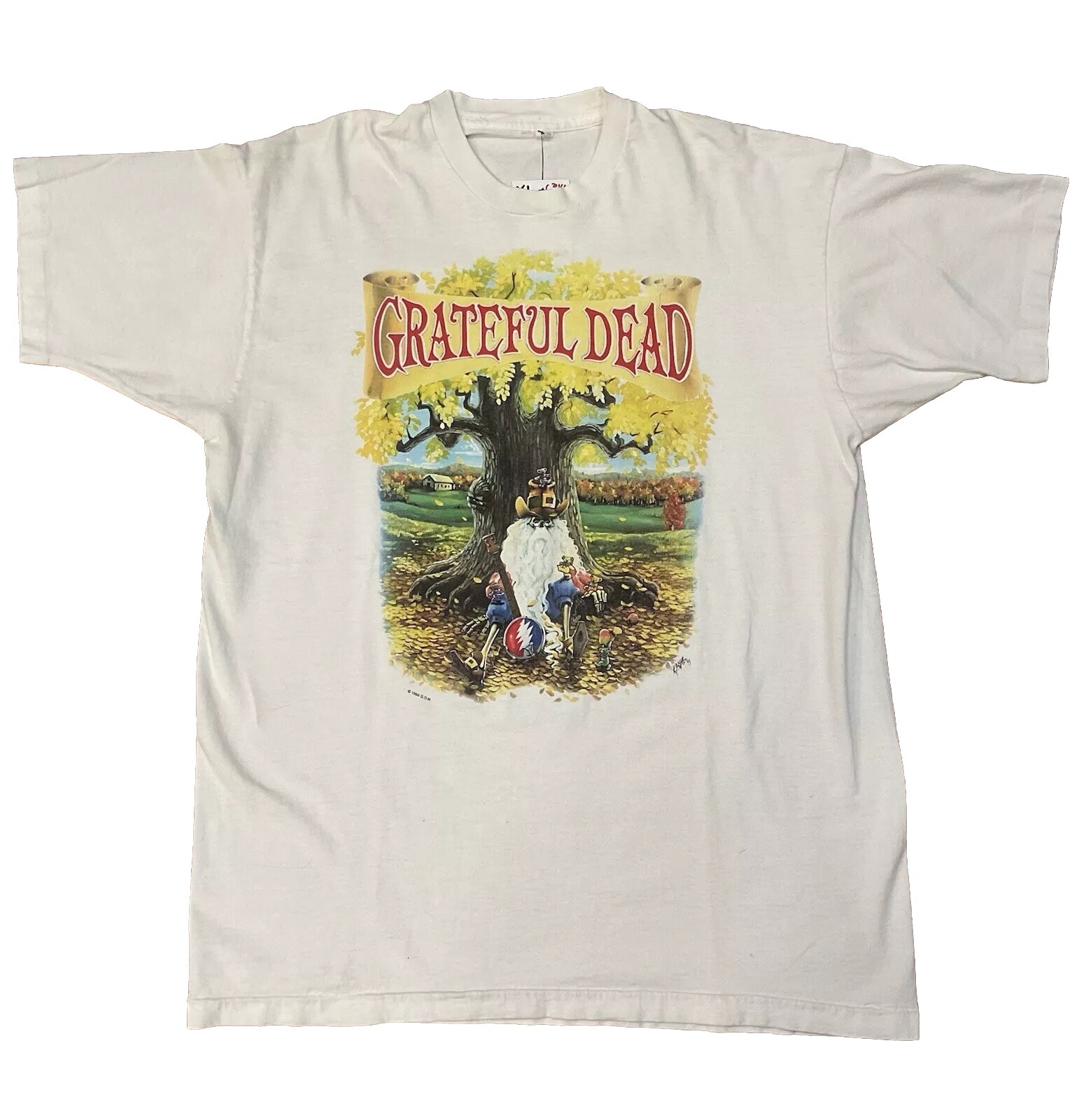 Vintage 1994 Grateful Dead Madison Square Garden NYC White Size XL
