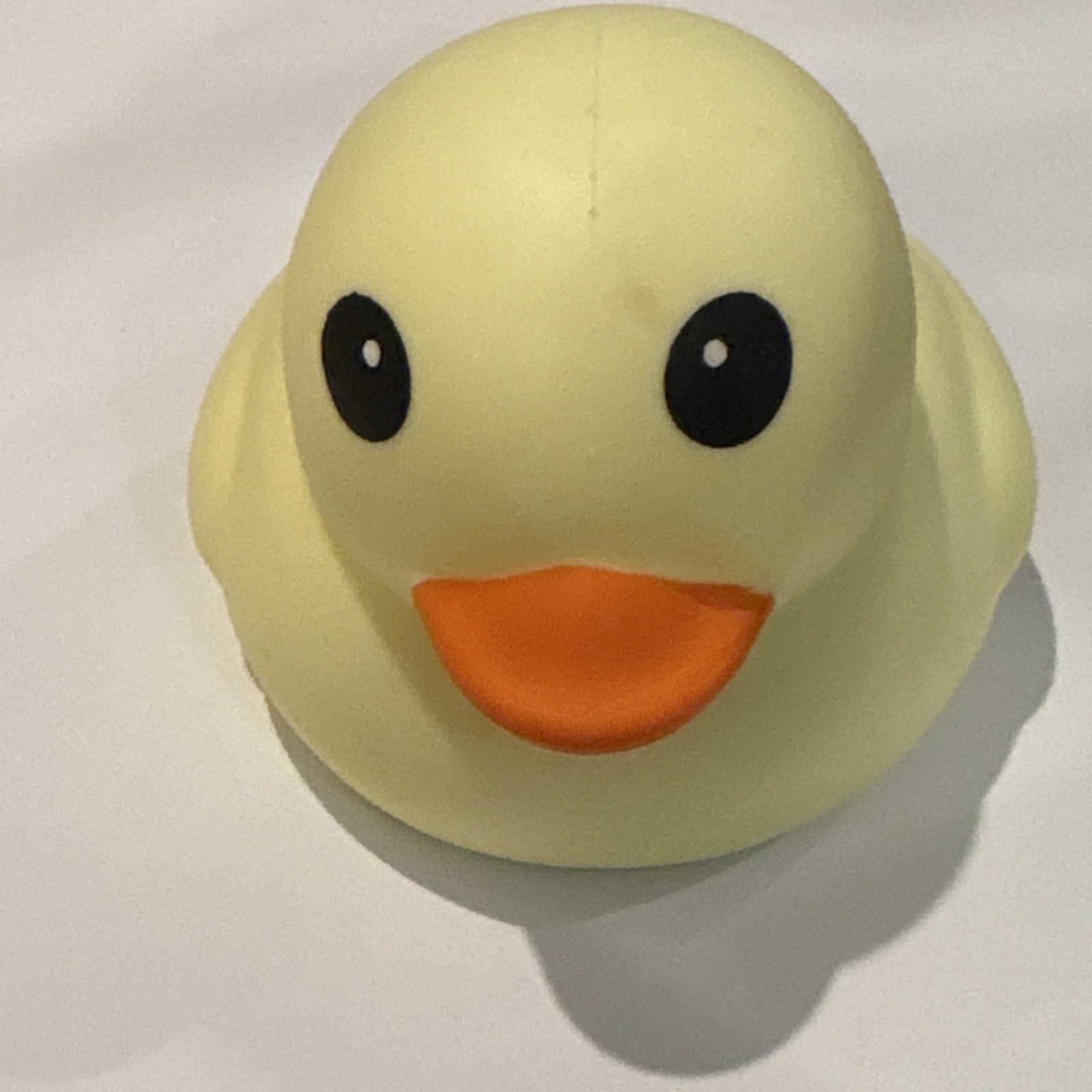 Laffy Quacks Squishy Stretchy Puffy Foam Squeeze Toy Yellow Orange Black