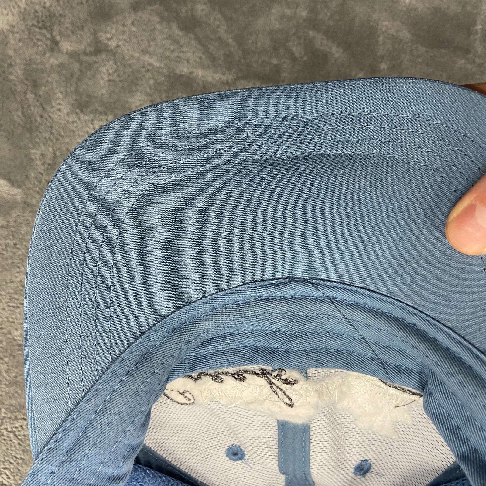 Magnolia Creek Golf Course Hat Ahead Preformance Mid Fit Adjustable Blue