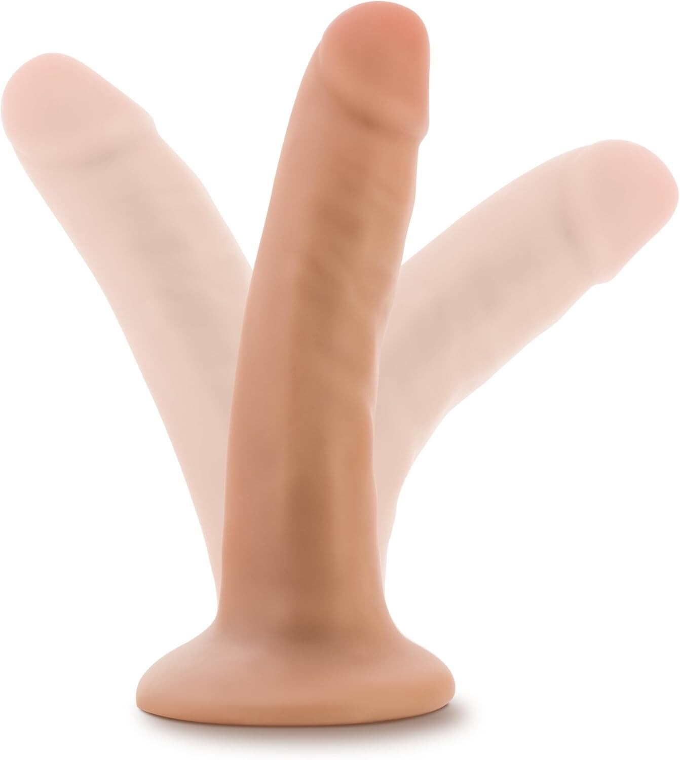Eden 5.5" Cock Anal Penis Sex Toy w/ Suction Cup For G-Spot Harness Ready