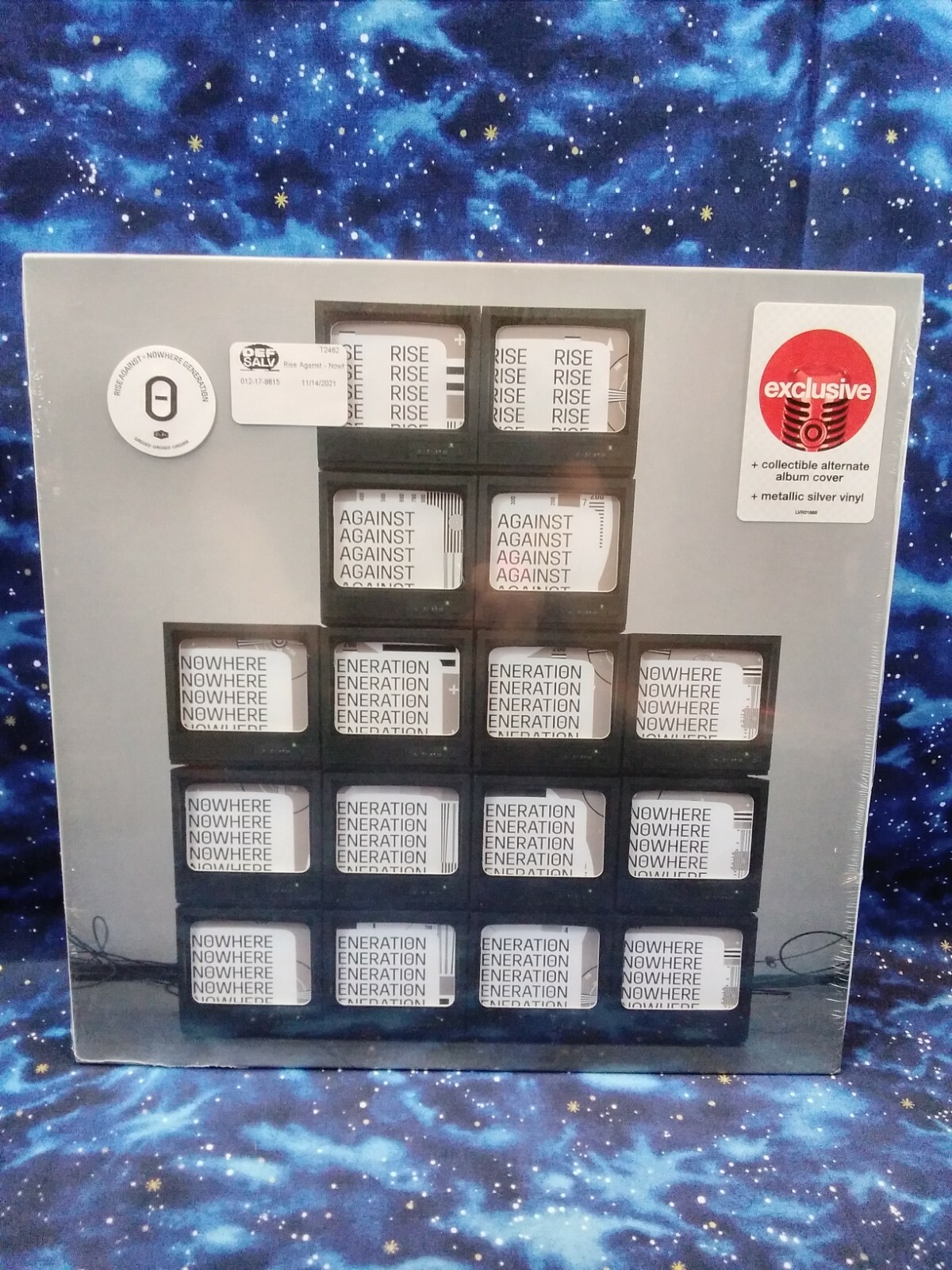 Rise Against - Nowhere Generation 12" LP Exclusive Silver Vinyl Alternate Cover