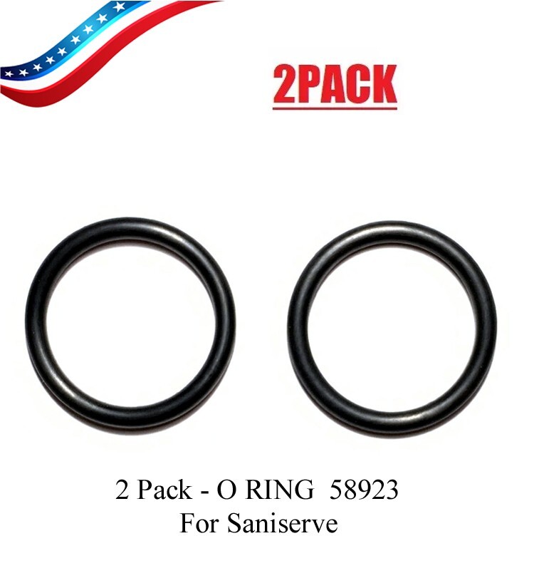 2 Pack - 58923 O-Ring for Saniserve Spigot Plunger / Food Grade EPDM Material