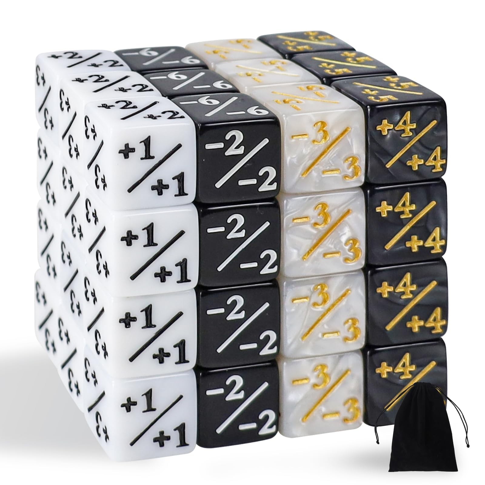 48 Pieces MTG Dice Counters Token Dice, Magic The Gathering Glitter Sparkle, ...