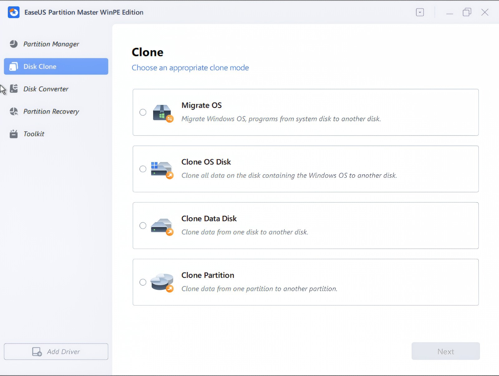 EaseUS Partition Master Unlimited Bootable CD