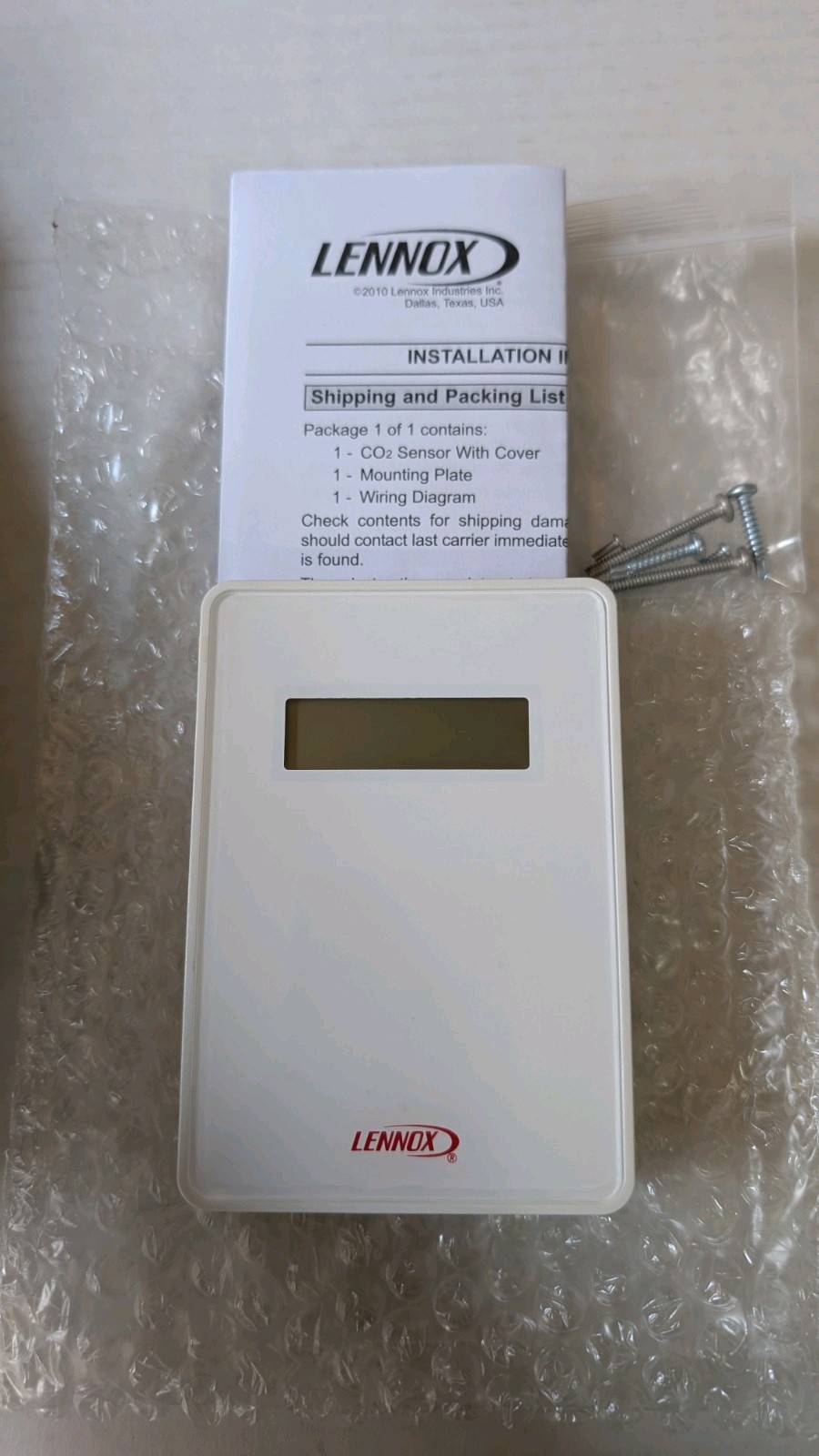 Lennox 77N39 Co2 Ventilation Controller LCD (NEW)