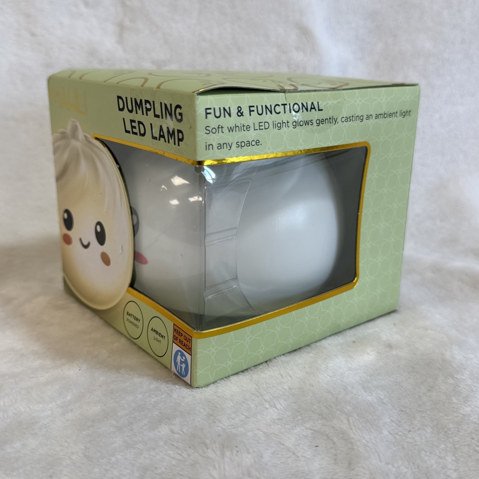 Mahli Dumpling LED Lamp Battery Powered Ambient Light Fun Functional Cute Decor