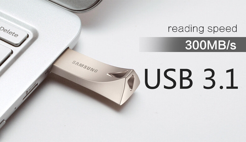 Samsung Silver USB Flash Drive 16GB USB3.1 Memory Stick Storage UDisk High Speed