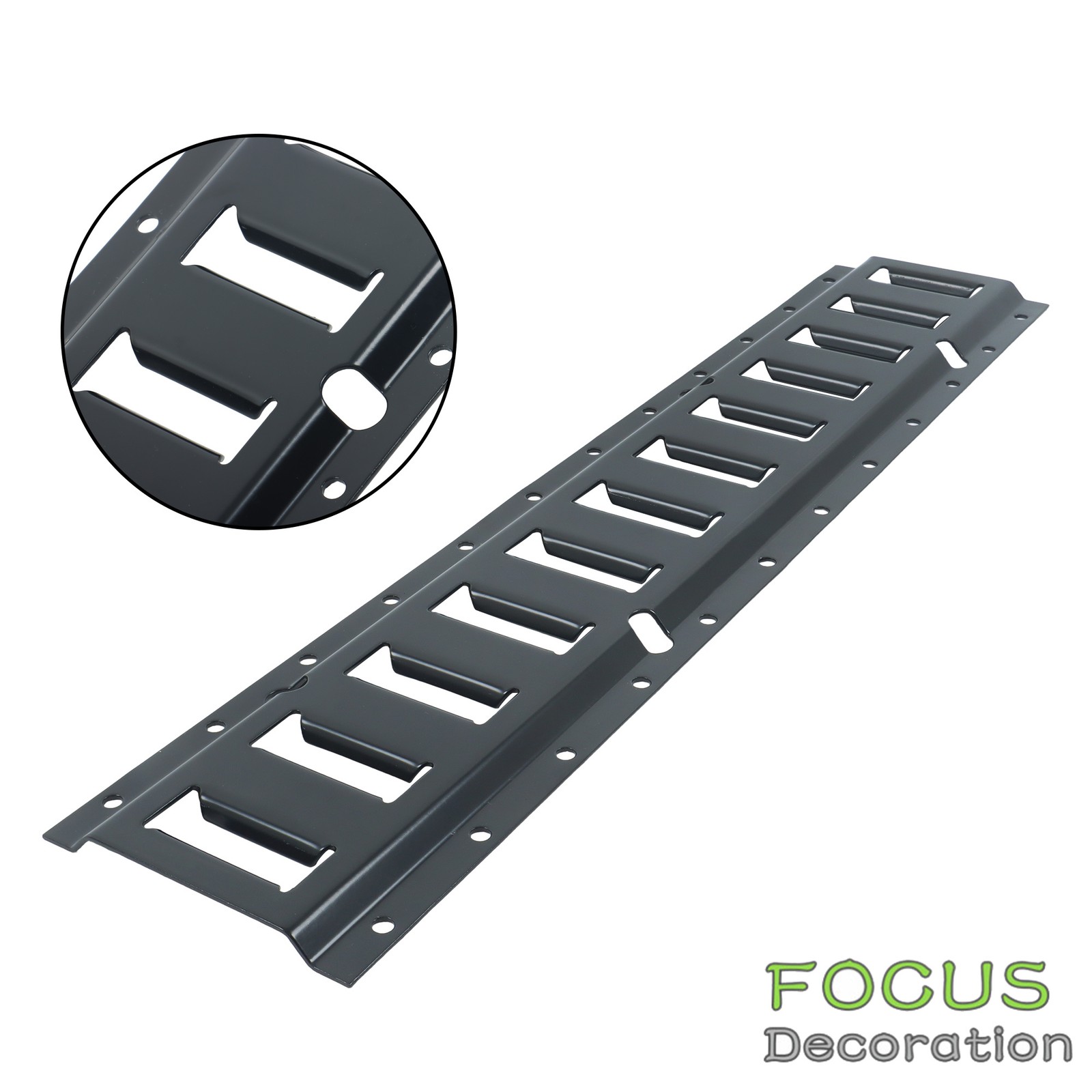 4 Pack Black Brand New 5' E Track Tie Down Rail Kit Carbon Steel