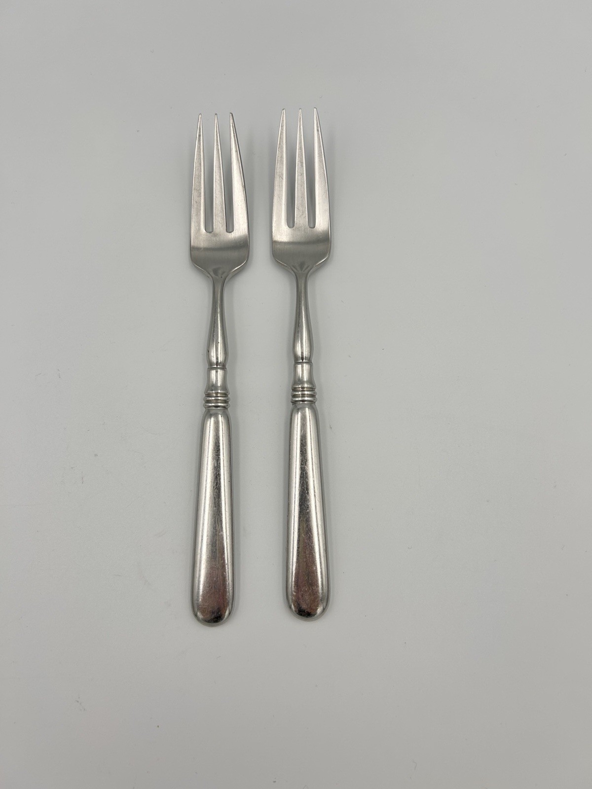 Yamazaki OLD DENMARK Satin Stainless DINNER FORKS Steenberg Japan Set of 2