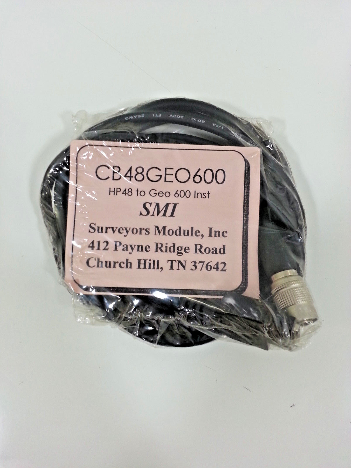 NOS Surveyors Module SMI HP48 to Geo 600 Inst Cable CB48GEO600