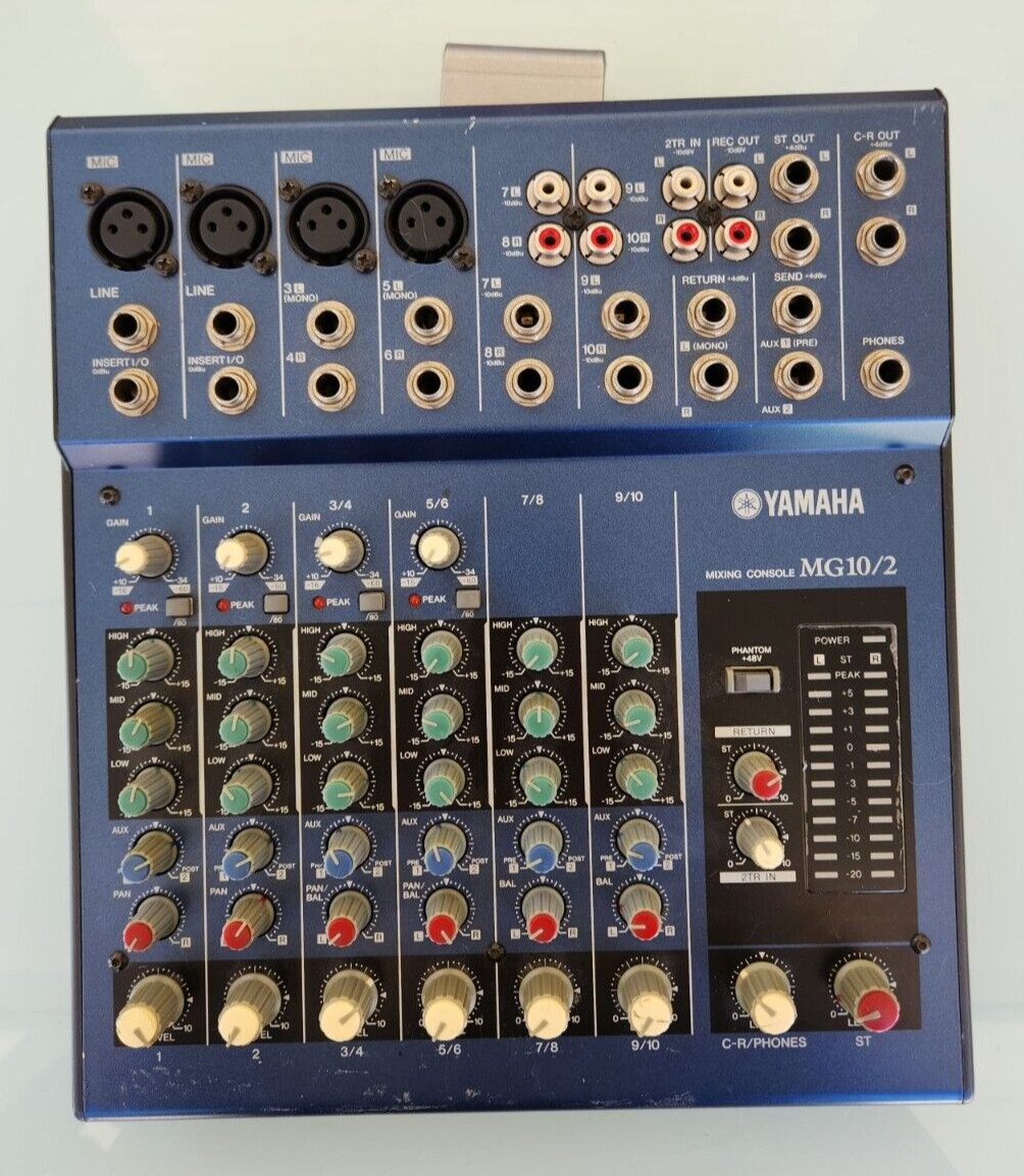 Yamaha Mixing Console MG10/2 Stereo Mixer Compact Ser JY04707 Not Tested