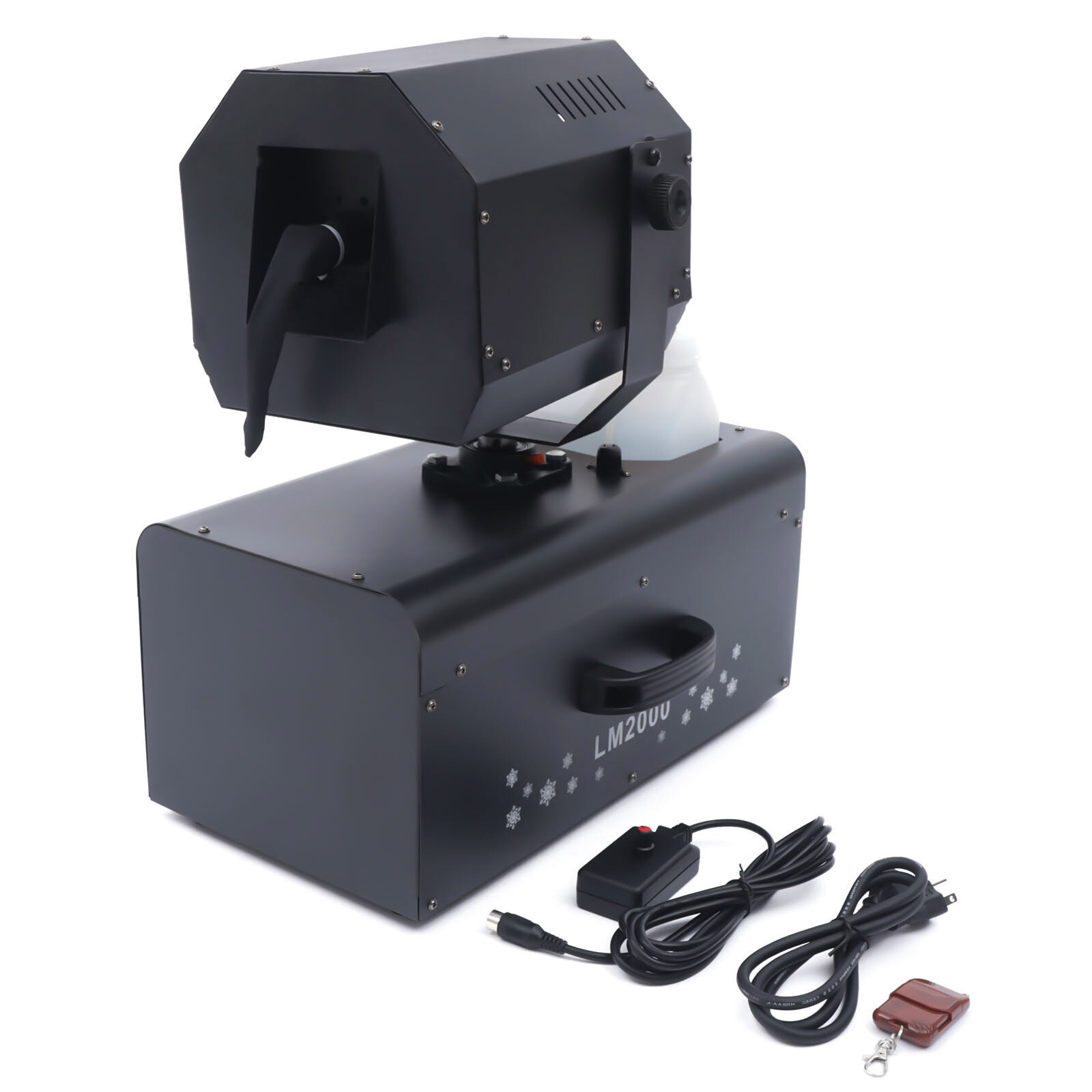 2000W Snow Effect Machine Stage Snow Machines Air Box Packaging For Parties