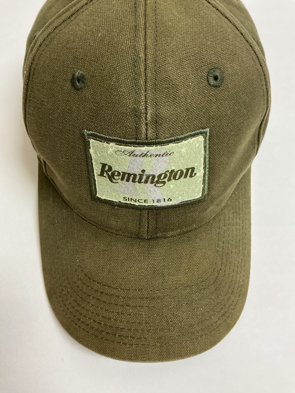REMINGTON Baseball Cap Green Patch Adjust America's Oldest Gunmaker OSFM Vintage