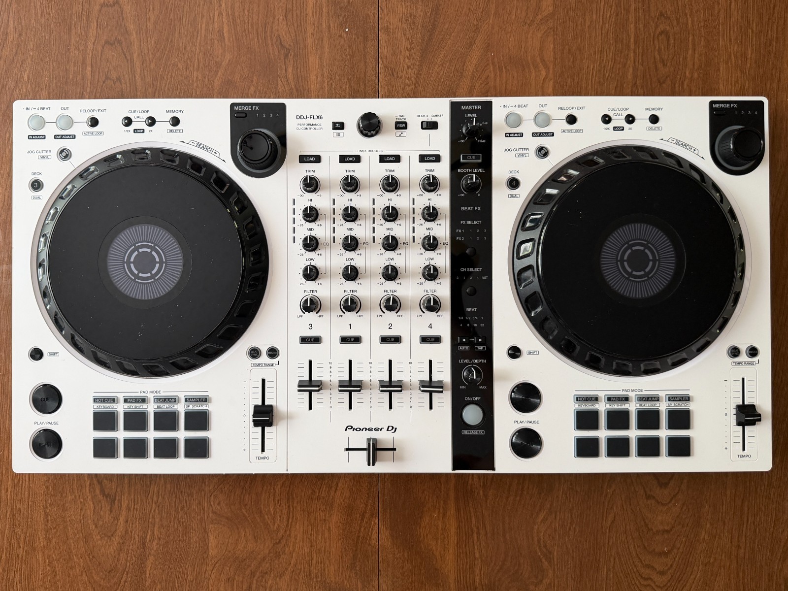 Pioneer DDJ-FLX6-W 4-channel DJ controller, white