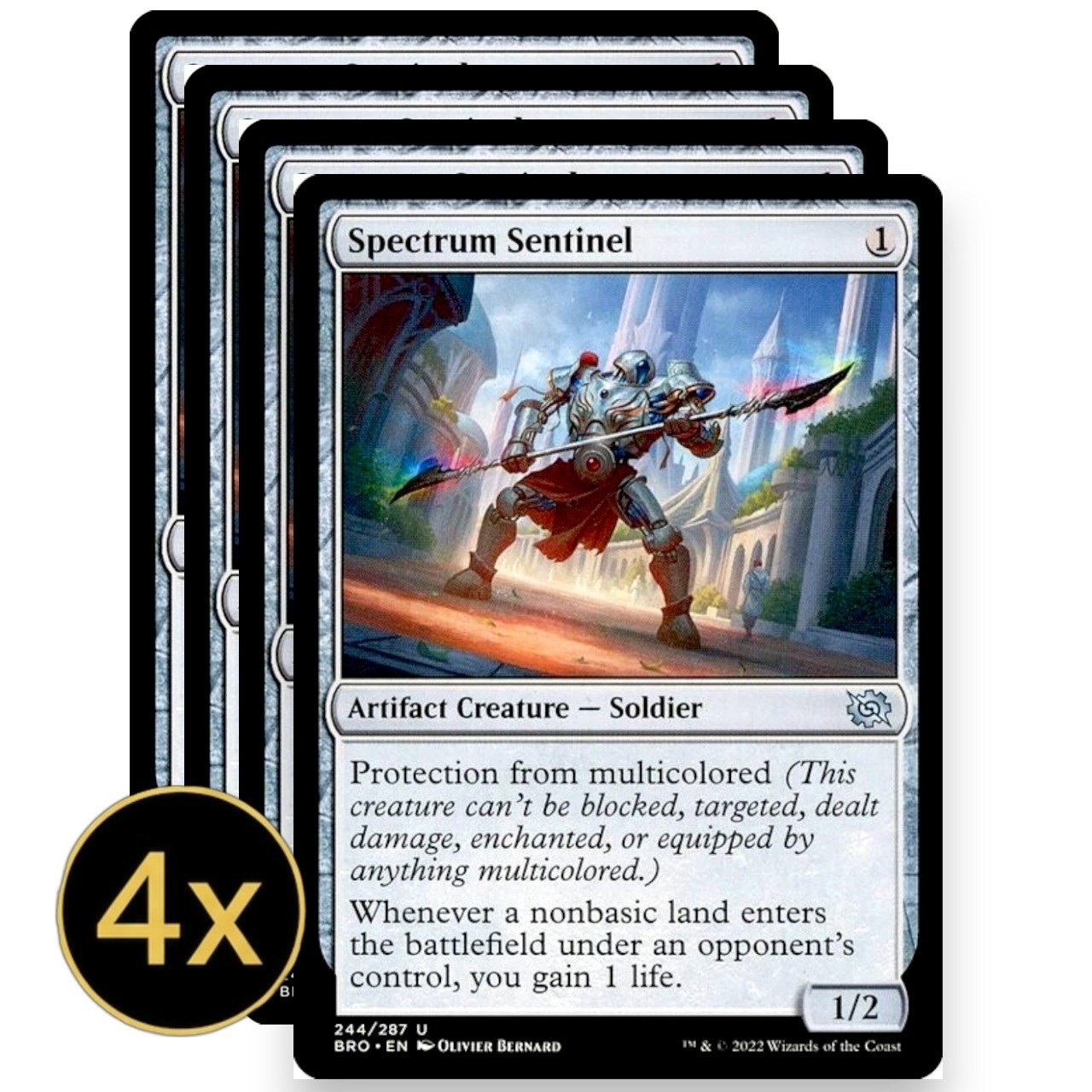 4x Spectrum Sentinel BRO MTG Playset NM #244