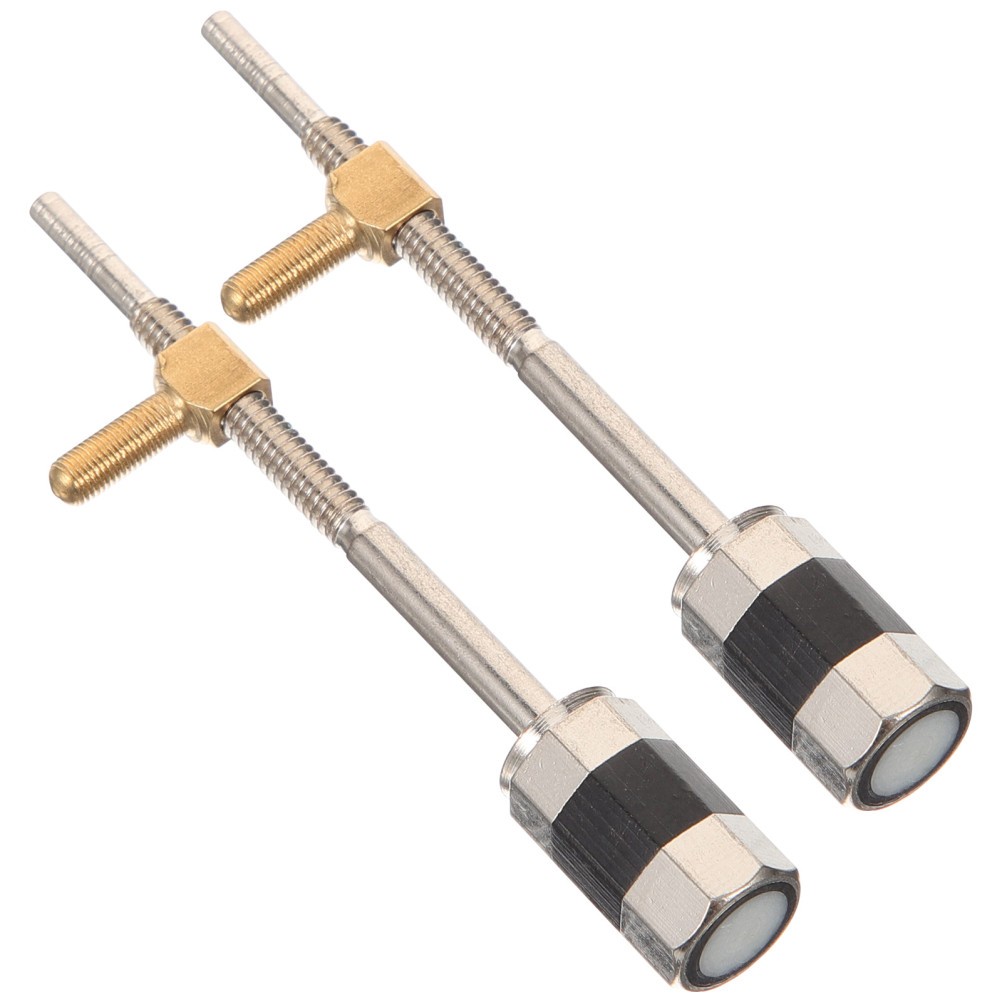 2Pcs Polished Metal Violin Bow Frog Screws for Home Practice Use
