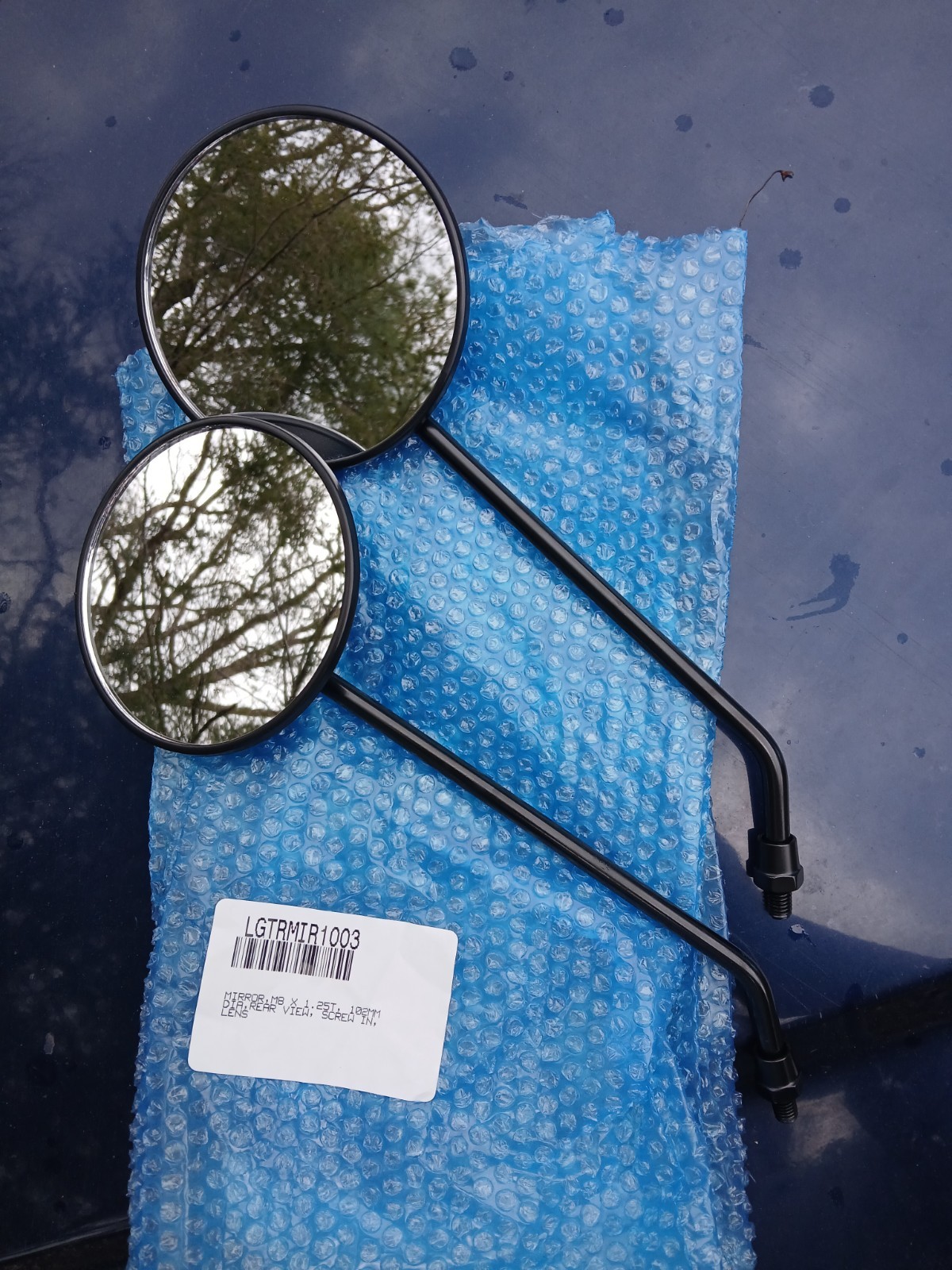 Pride Mobility Scooter Rear View Mirror M8x1.25 102mm Screw In LGTRMIR1003