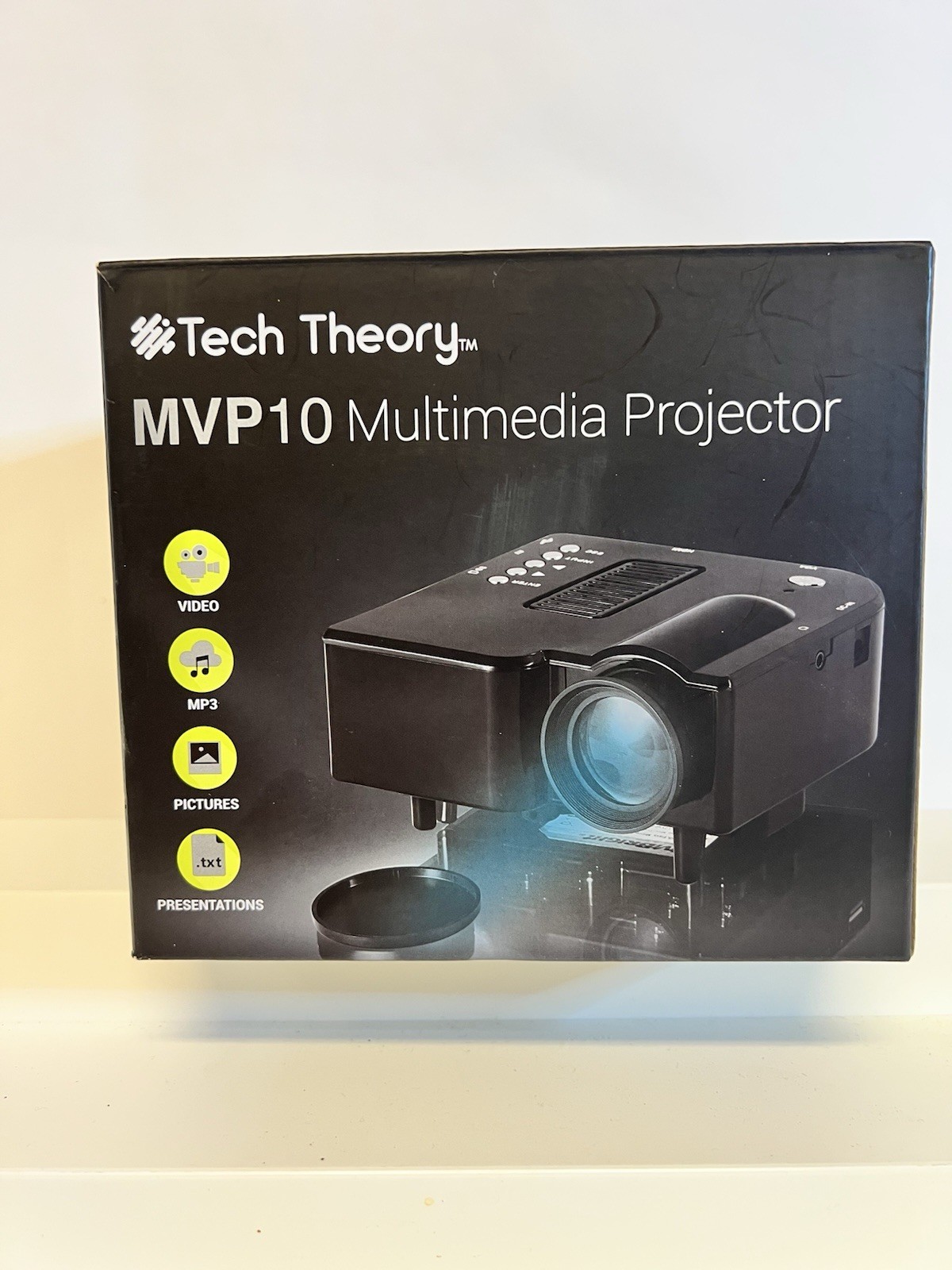 Tech Theory MVP10 Multimedia Projector NEW Sealed HDMI USB SD Portable