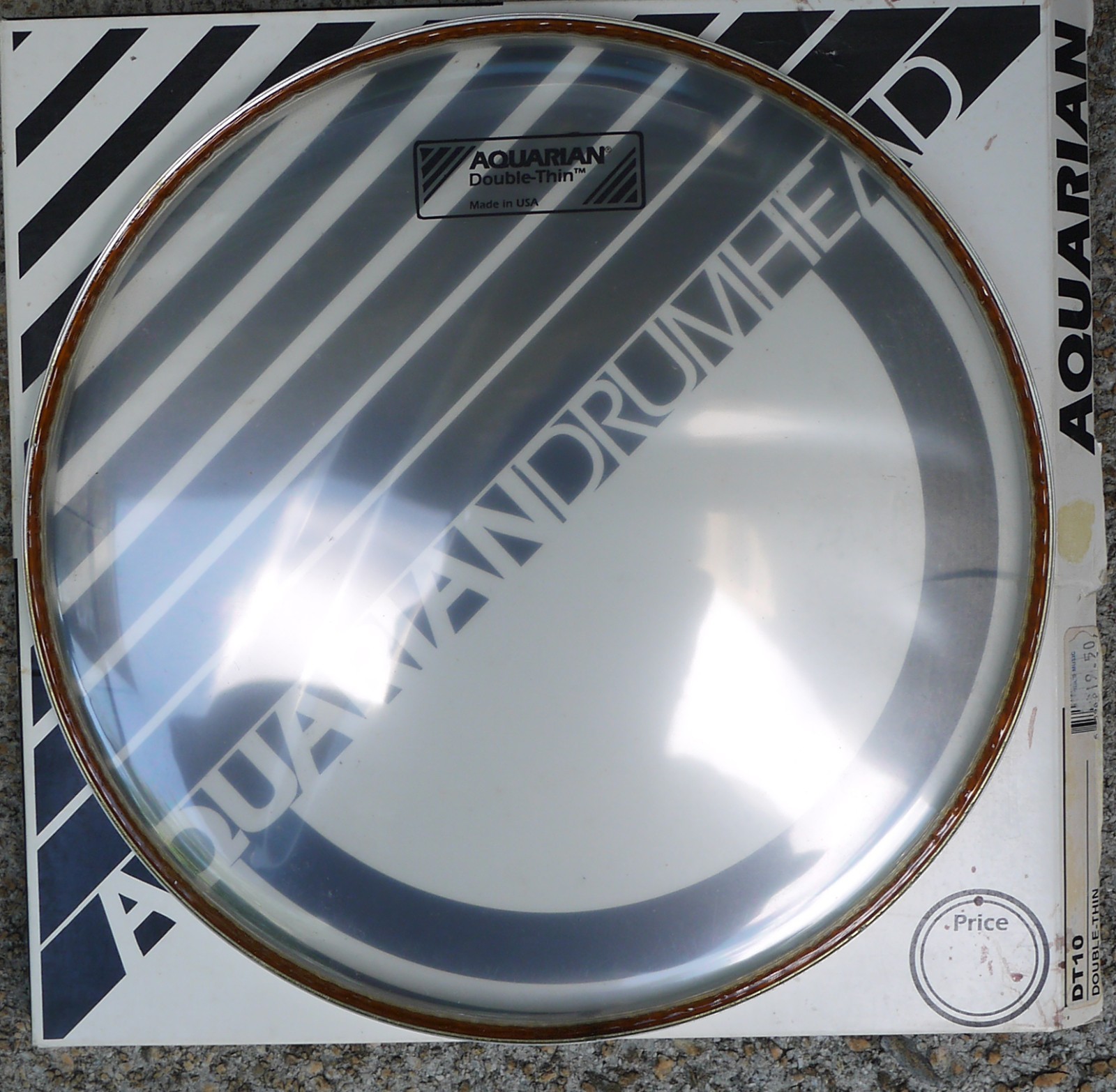 Aquarian DT10 10" Double Thin Clear Drum Head New Old Stock Made in USA