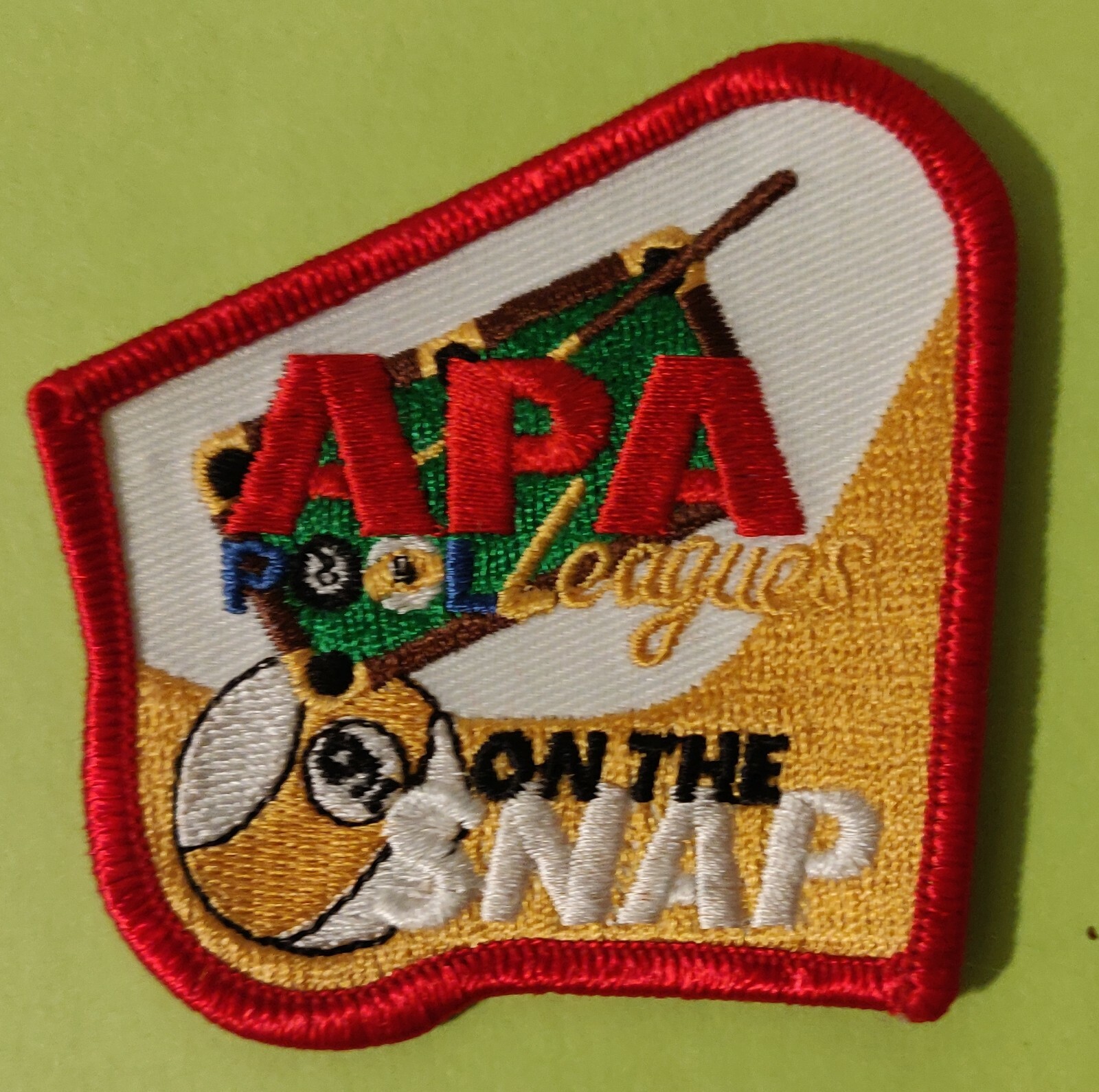 APA Pool League 9-Ball Billiards Patch