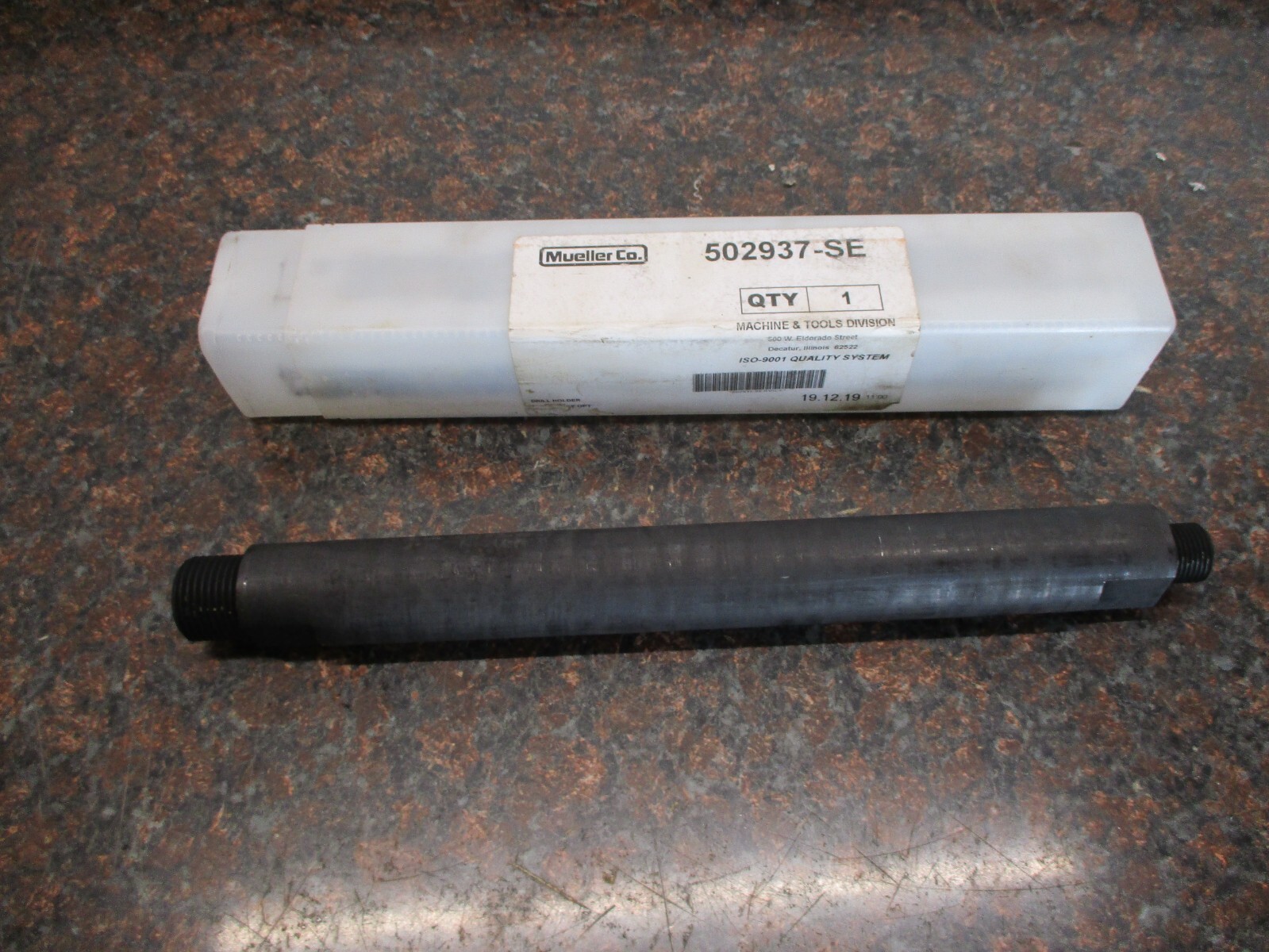 MUELLER 502937-SE DRILL HOLDER FOR D5 TAPPING DRILLING MACHINE NEW FREE SHIPPING