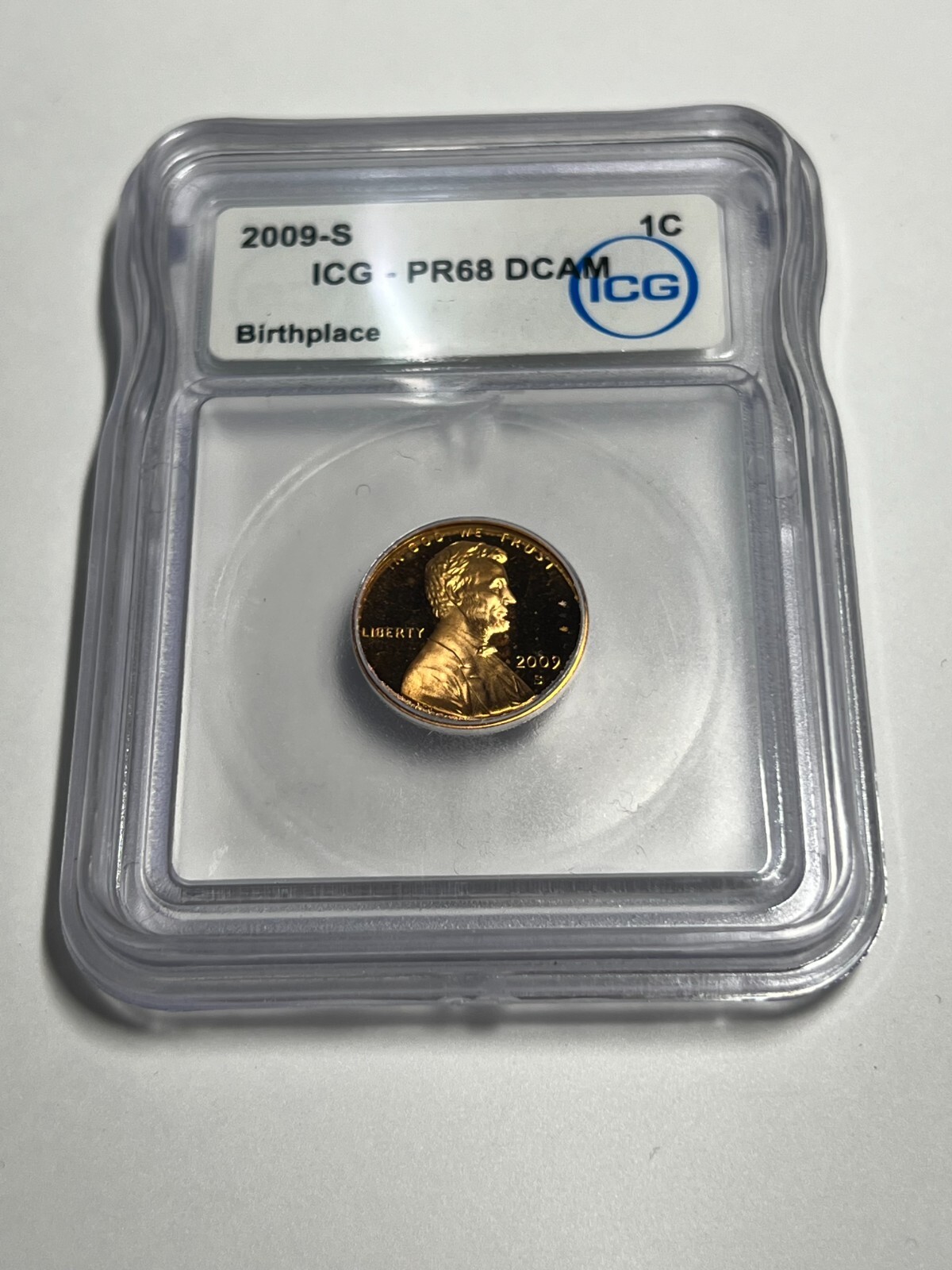 2009 S Lincoln Cent Penny ICG PR68 DCAM Early Childhood