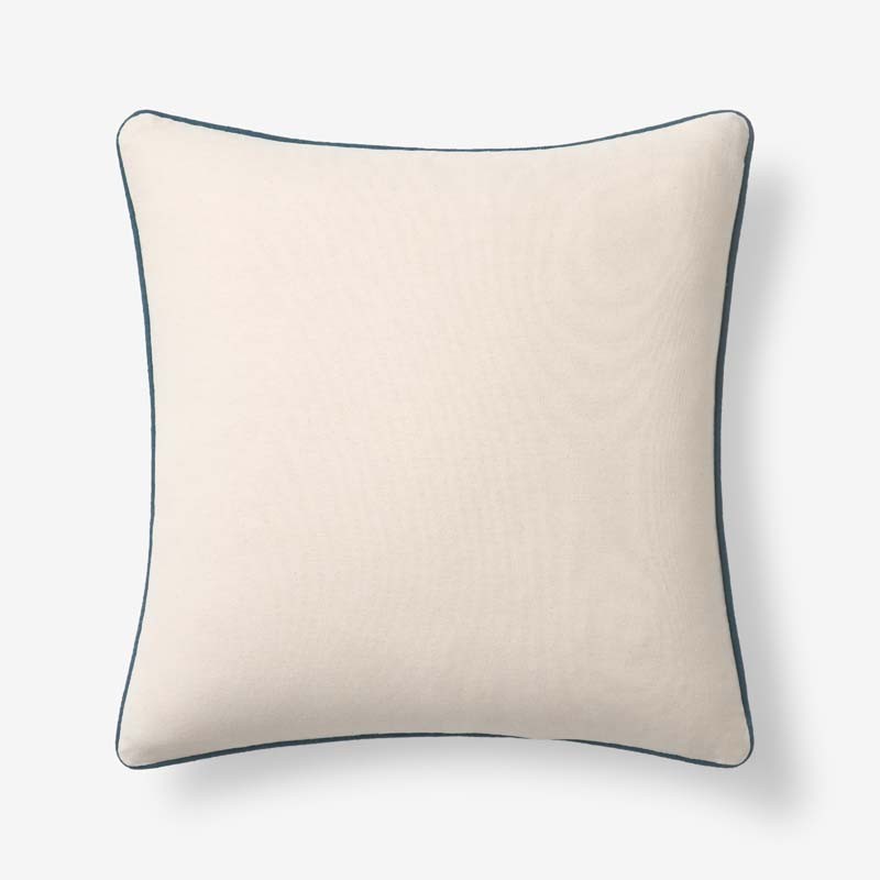 Multicolored with Contrast Piping Decorative Square Pillow Cover|61368