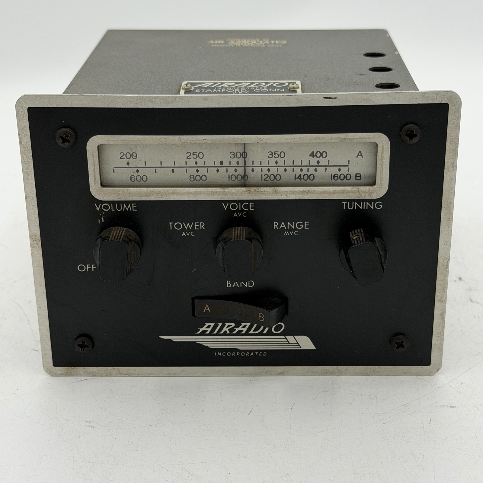 Airadio SU-52B Aircraft Radio Receiver 12V Vintage Aviation Tube Unit