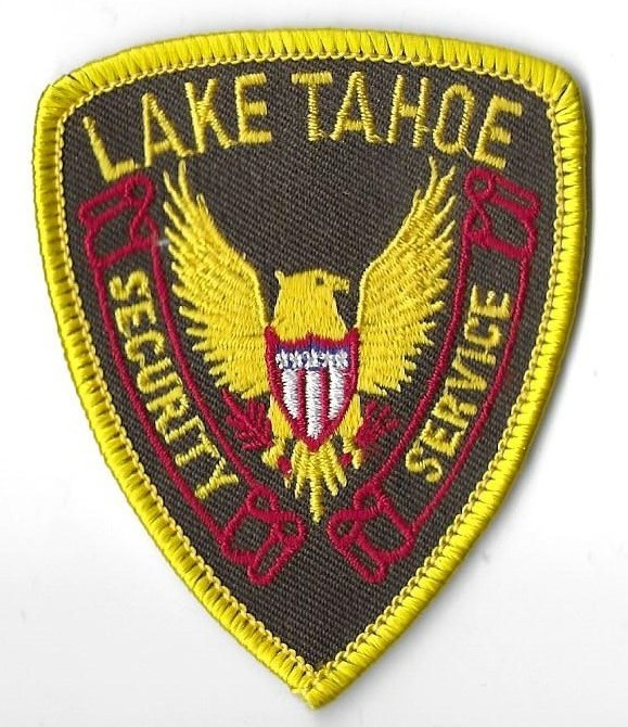 Lake Tahoe (California / NV) Security Service - HAT patch - brand new - vintage