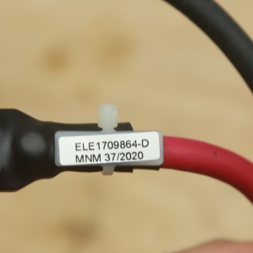 PAIR Battery Cables ELE1709864-D for Quantum Edge 3 Stretto, R-Trak, 4Front