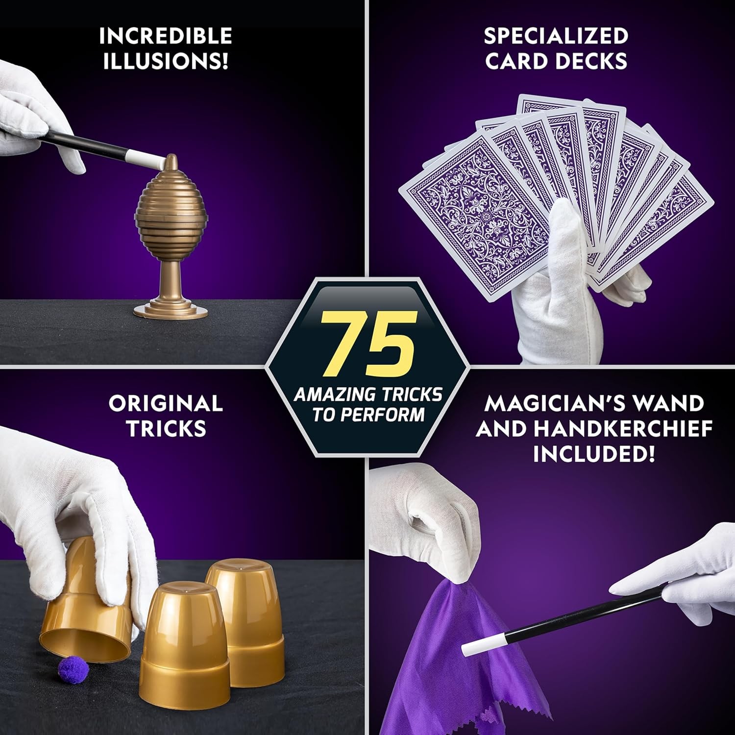 National Geographic Mega Magic Set - More Than 75 Tricks for Multicolor