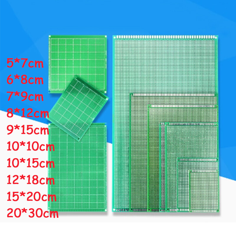 Single Sided Strip Board Printed Circuit PCB Prototyping Stripboard Breadboard