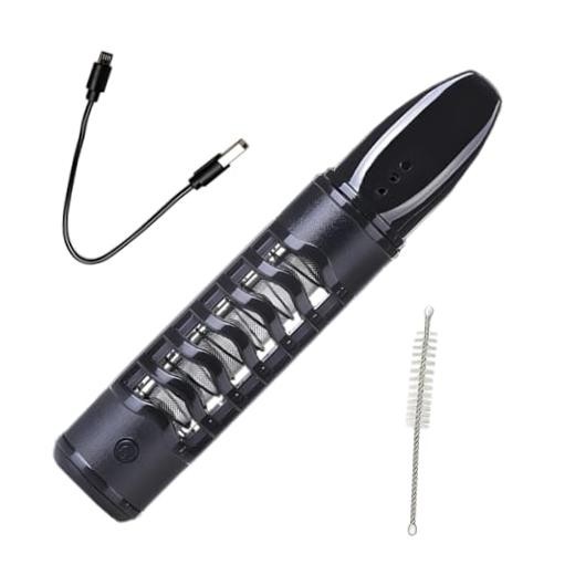 Car Lazy Pipe Without Ash, Flameless Auto USB Charging Ashtray with No Black