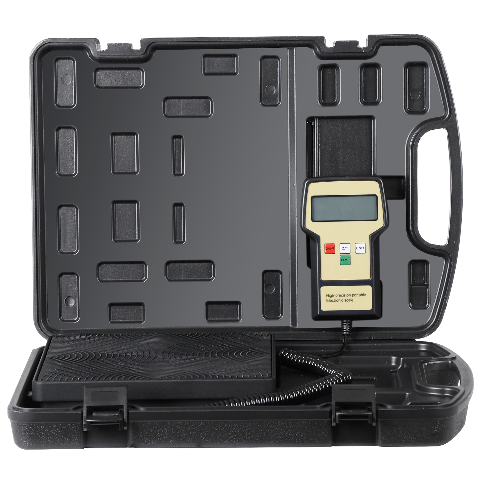 220LBS Electronic Refrigerant Charging Scale with Portable Case HVAC with Case