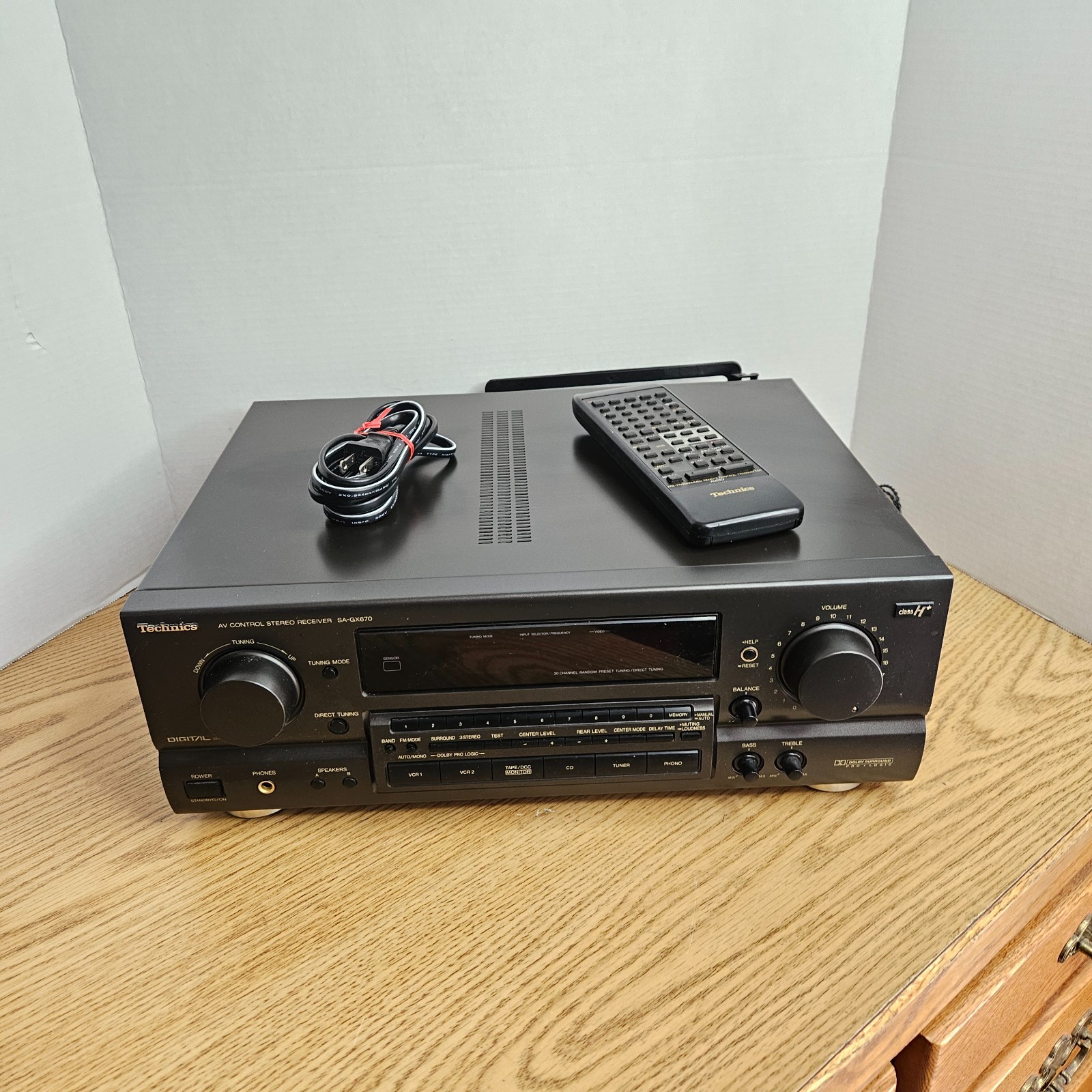 Technics SA-GX670 Receiver HiFi Stereo Phono 5.1 Channel Vintage