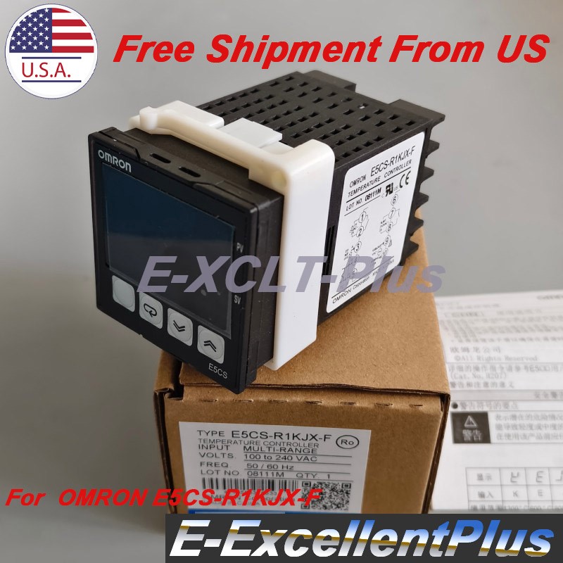 New In Box For Omron E5CS-R1KJX-F E5CSR1KJXF Digital Temperature Controller USA