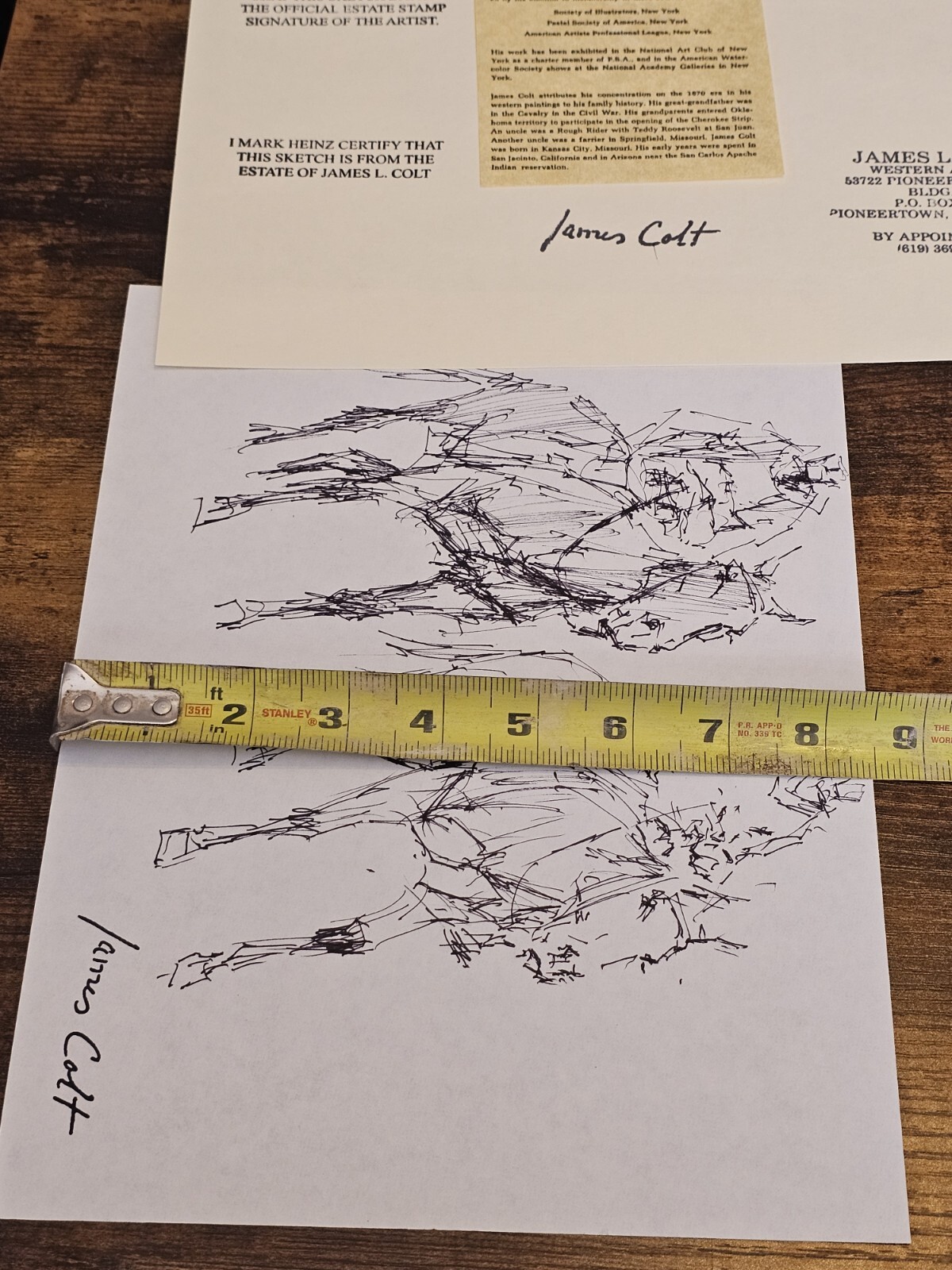 James Colt Western Cowboys Sketching (37)
