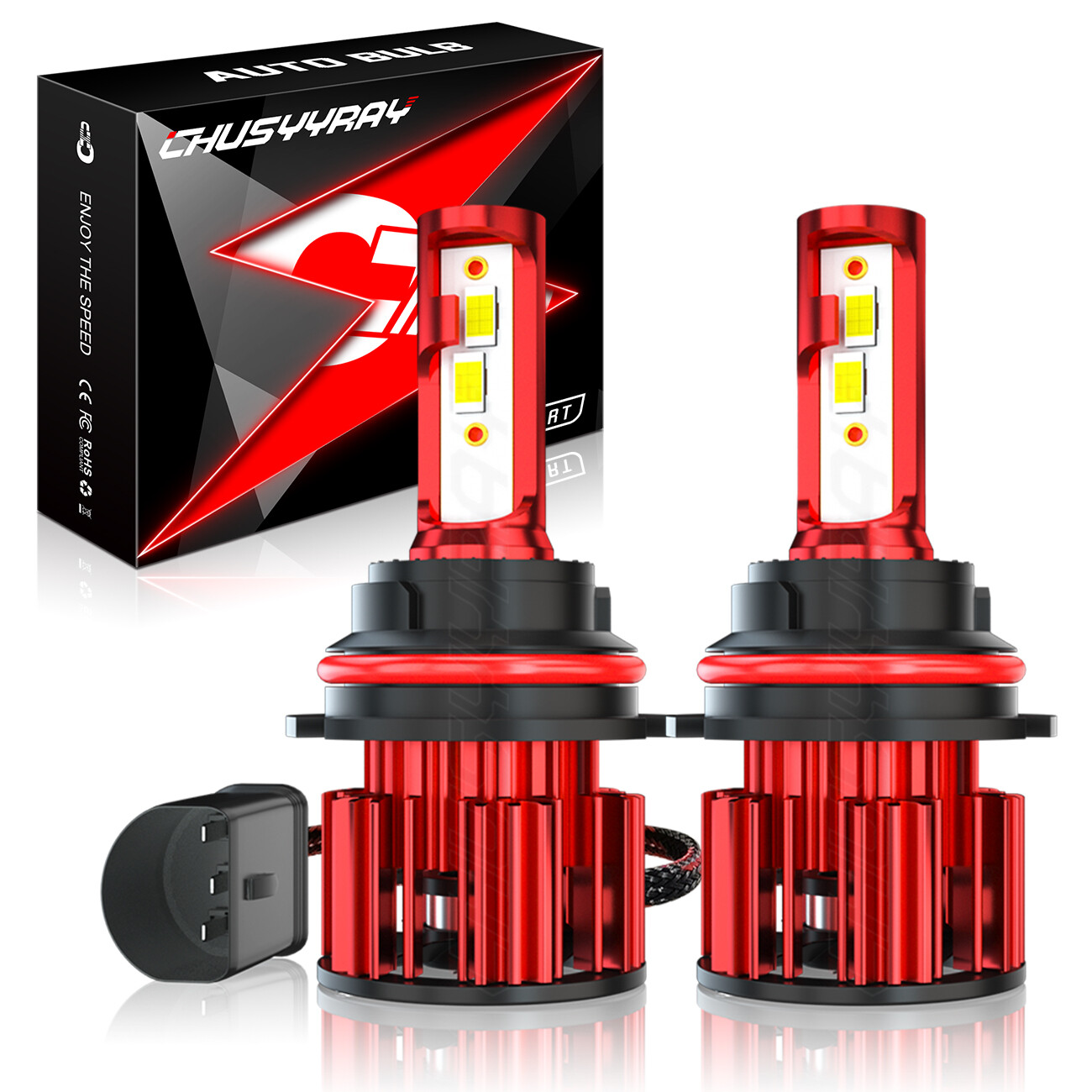For SUBARU iMPREZA 2002-2003 2X 6000K LED Hi&Lo Beam Headlight Lamp Bulbs Kit