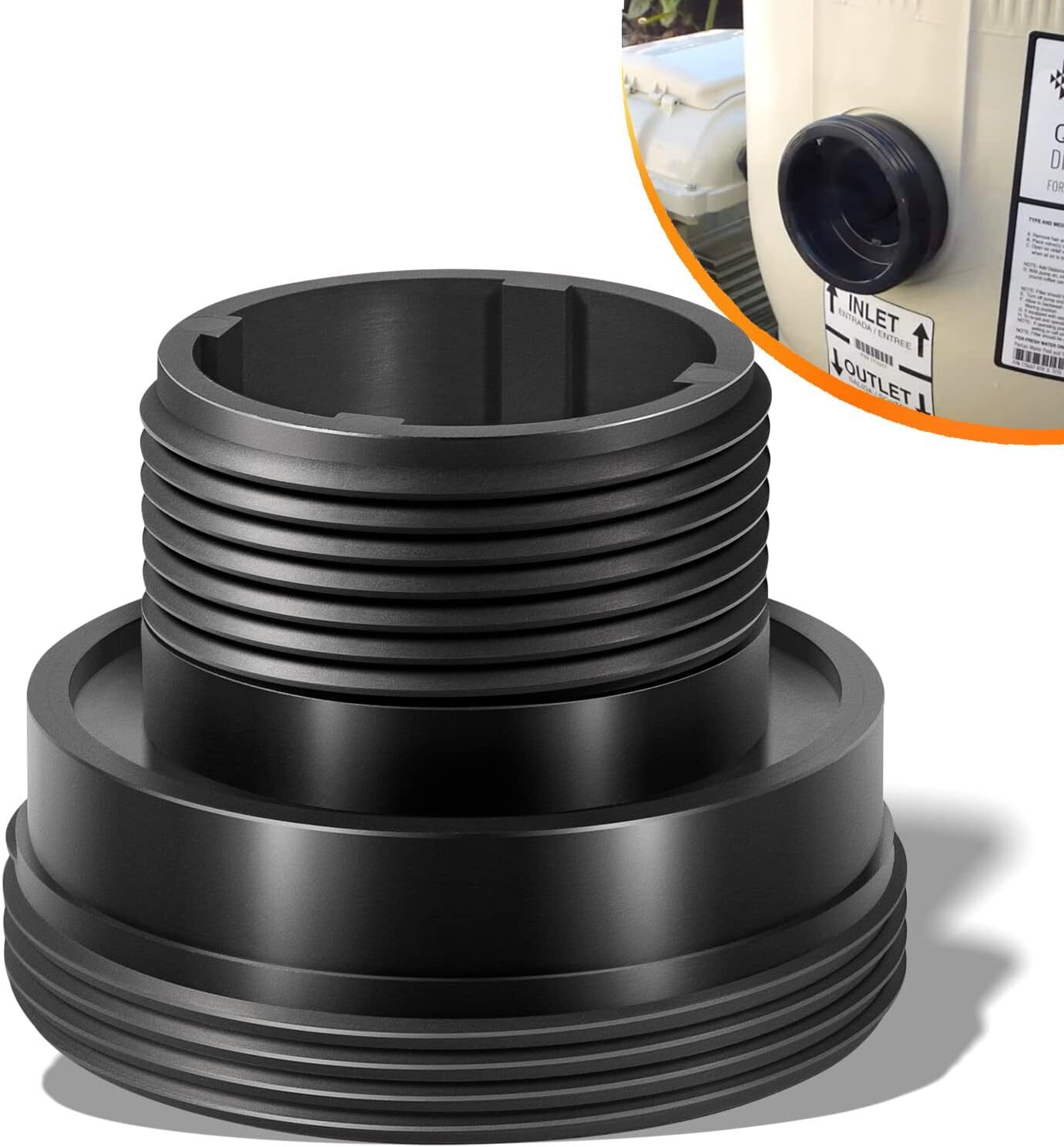 Replace Part for Pentair 2-Inch Bulkhead Replacement Pool and Spa Filter 194801