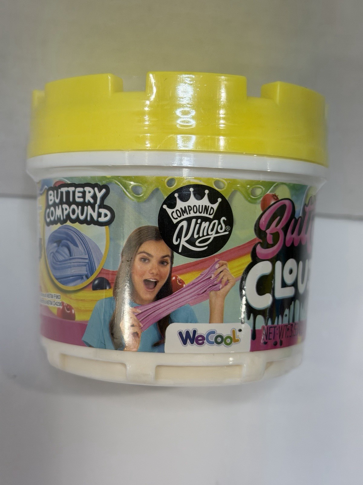 Butter Cloudz Modeling Clay Yellow Lid - Compound Kings WC15096CK