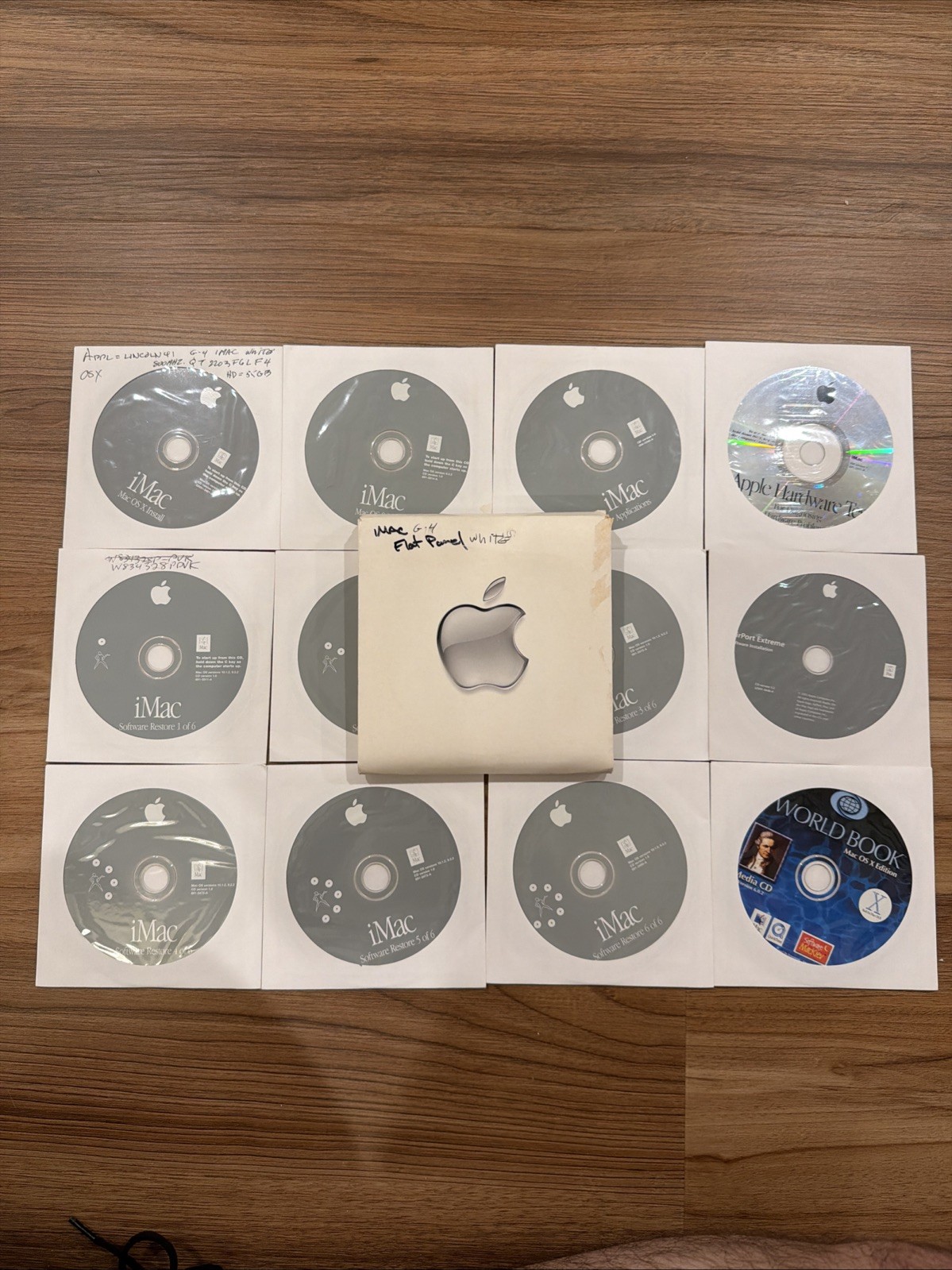 Apple iMac OS X Install Disks 10.1.2 + Applications + iMac Software Restore