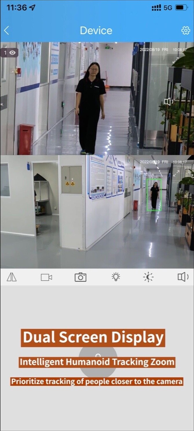 SriHome Security camera SH034C 4MP Waterproof, Humanoid detection 5G Wifi