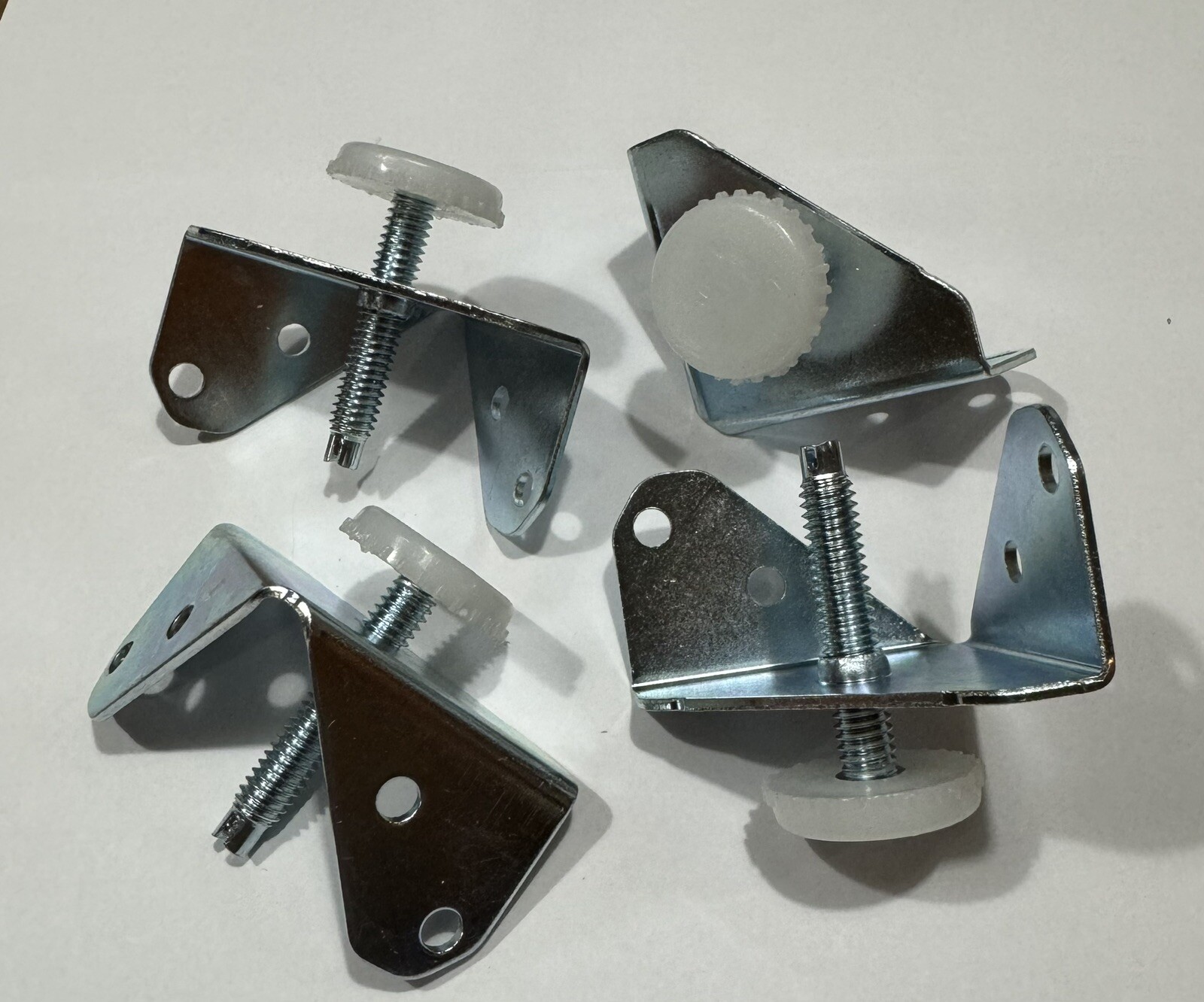 Set Of 4 Furniture Corner Brackets With Levelers