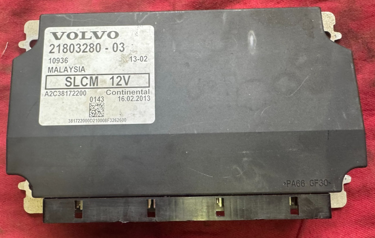 2014   VOLVO LIGHT CONTROL MODULE SLCM 21803280-03, A2C38172200  CONTINENTAL