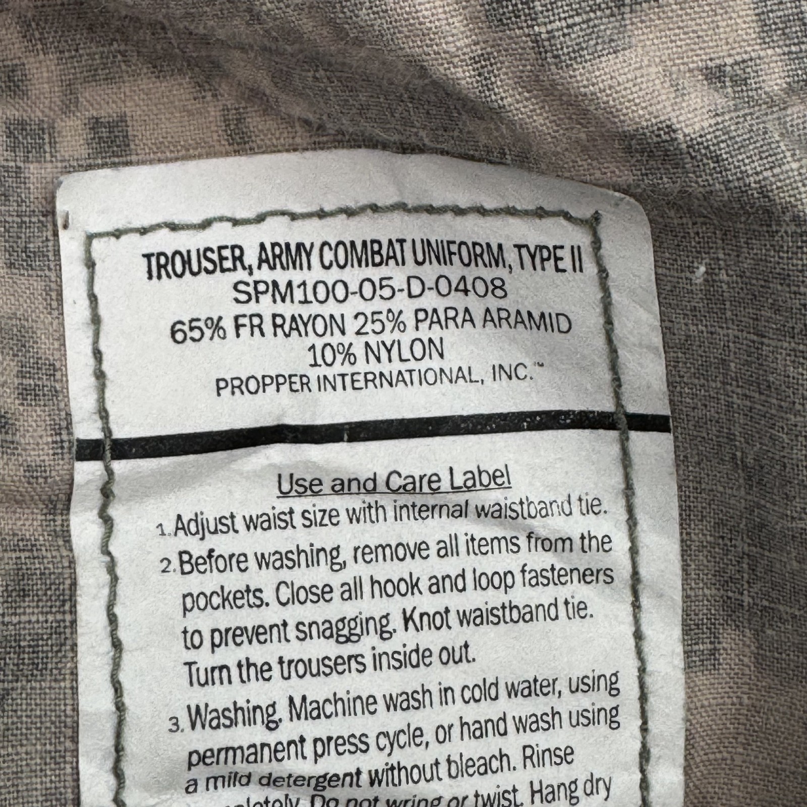 US Army Pant Men Medium Regular Flame Resistant Cargo Military Digicam ACU 34x32