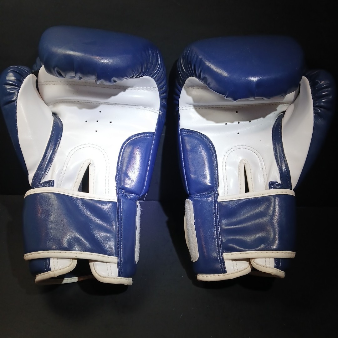Trideer 16oz Boxing Gloves. Blue And White
