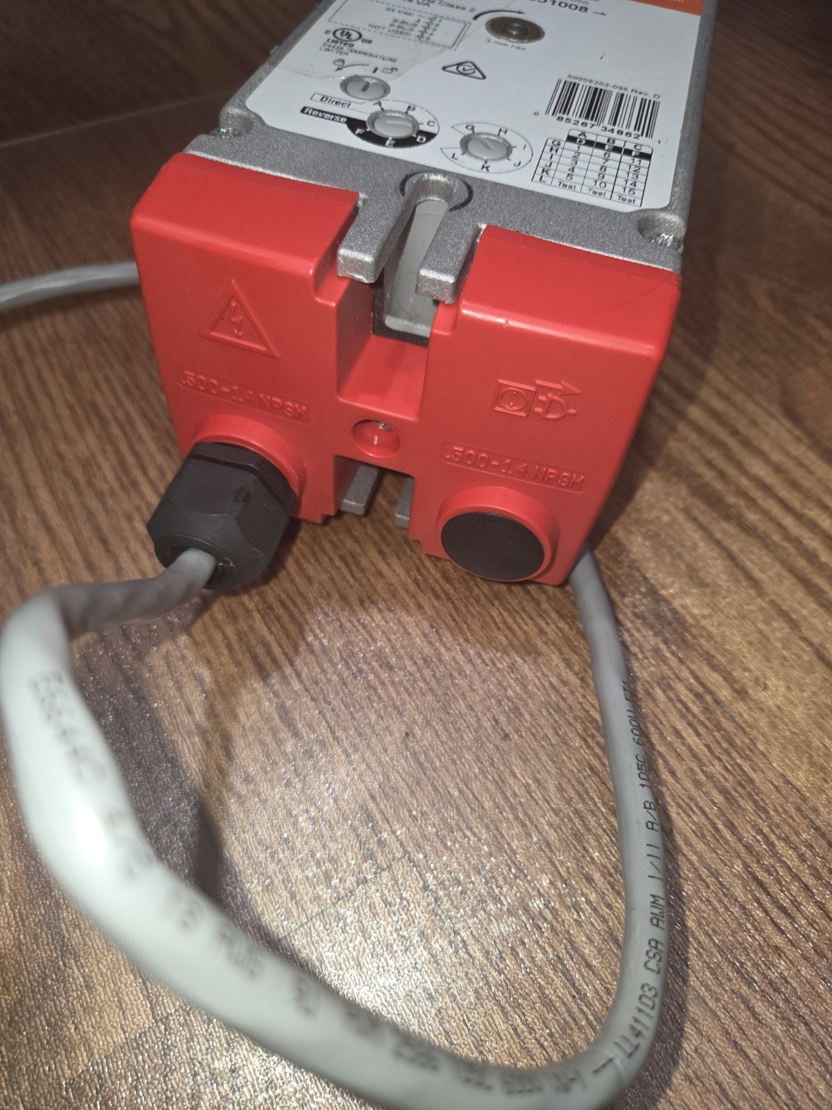 Honeywell MS3110J1008 Actuator, Damper Motor, Control