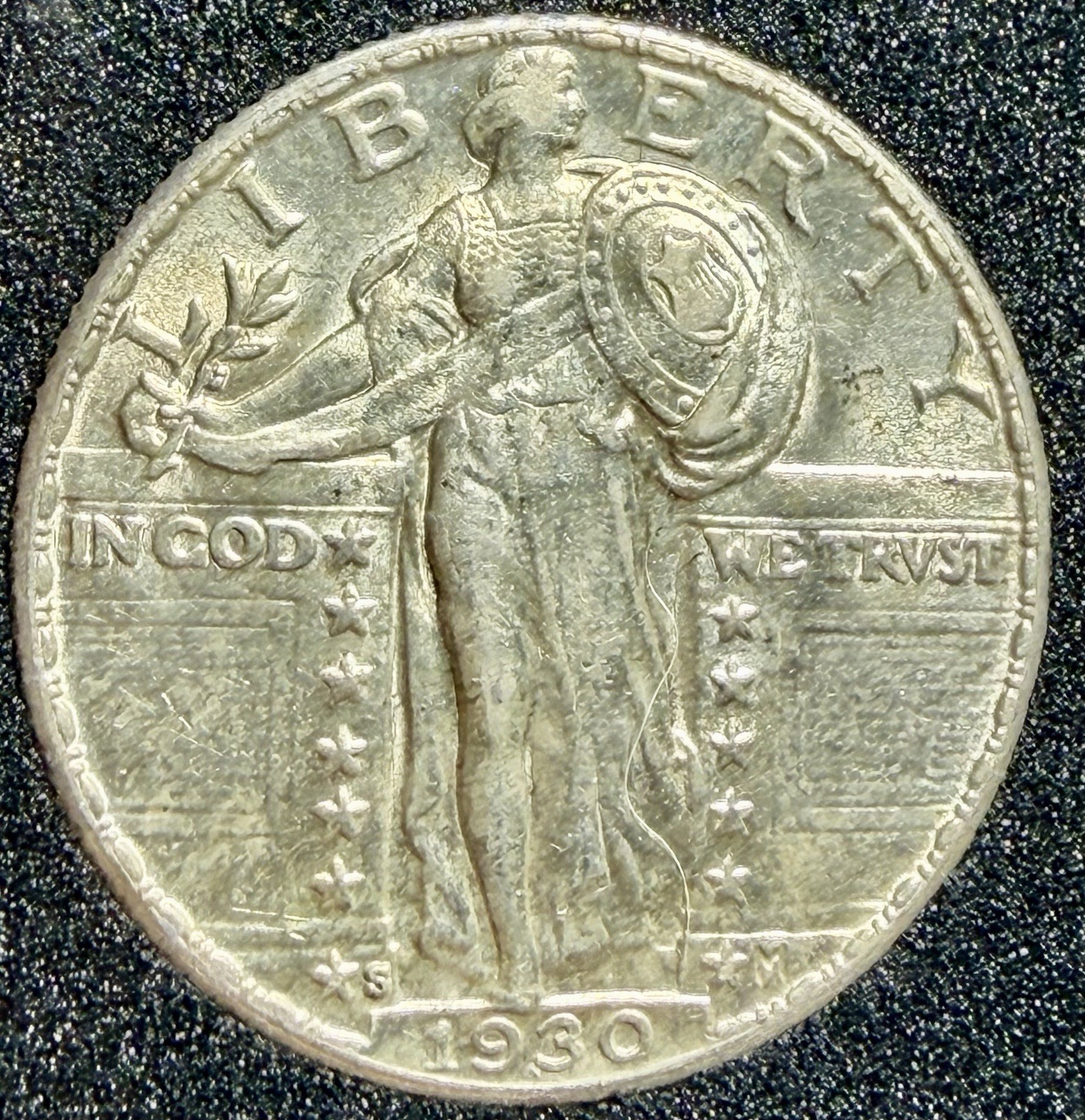1930 S STANDING LIBERTY QUARTER  AU