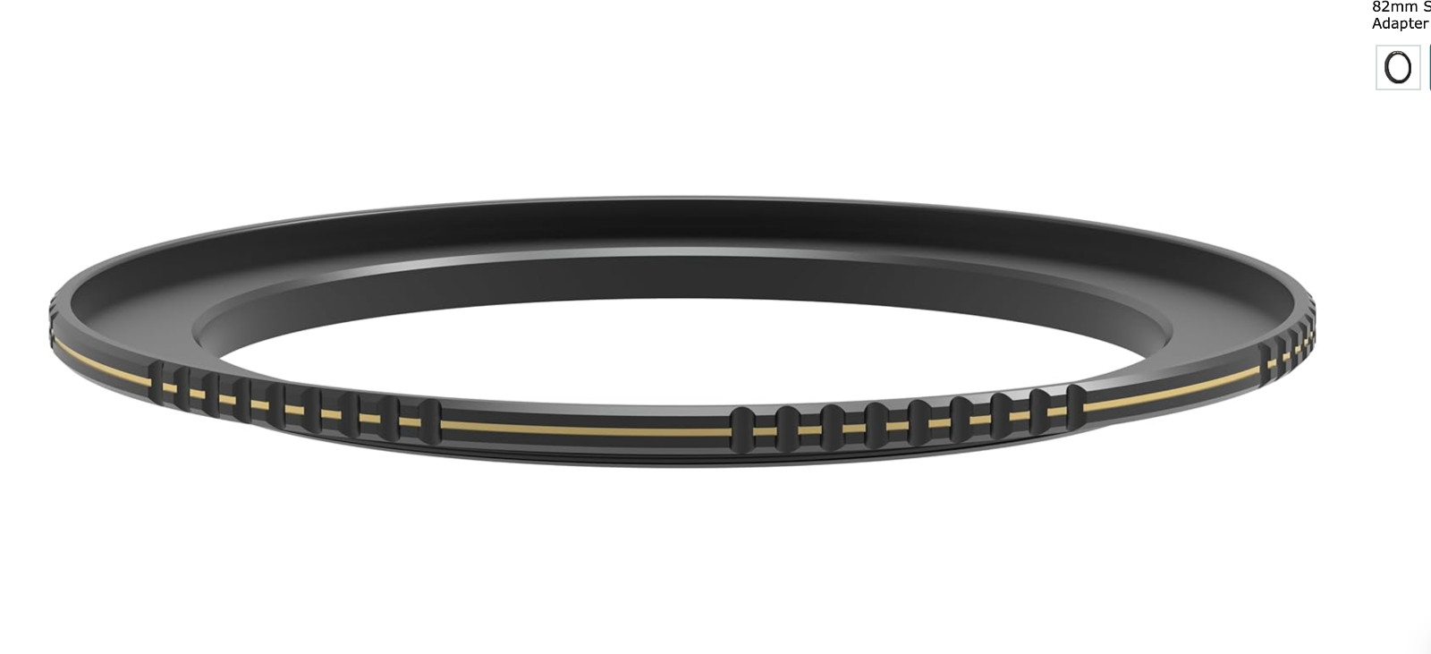 Haida Premium 77mm to 82mm Step Up Filter Ring Adapter
